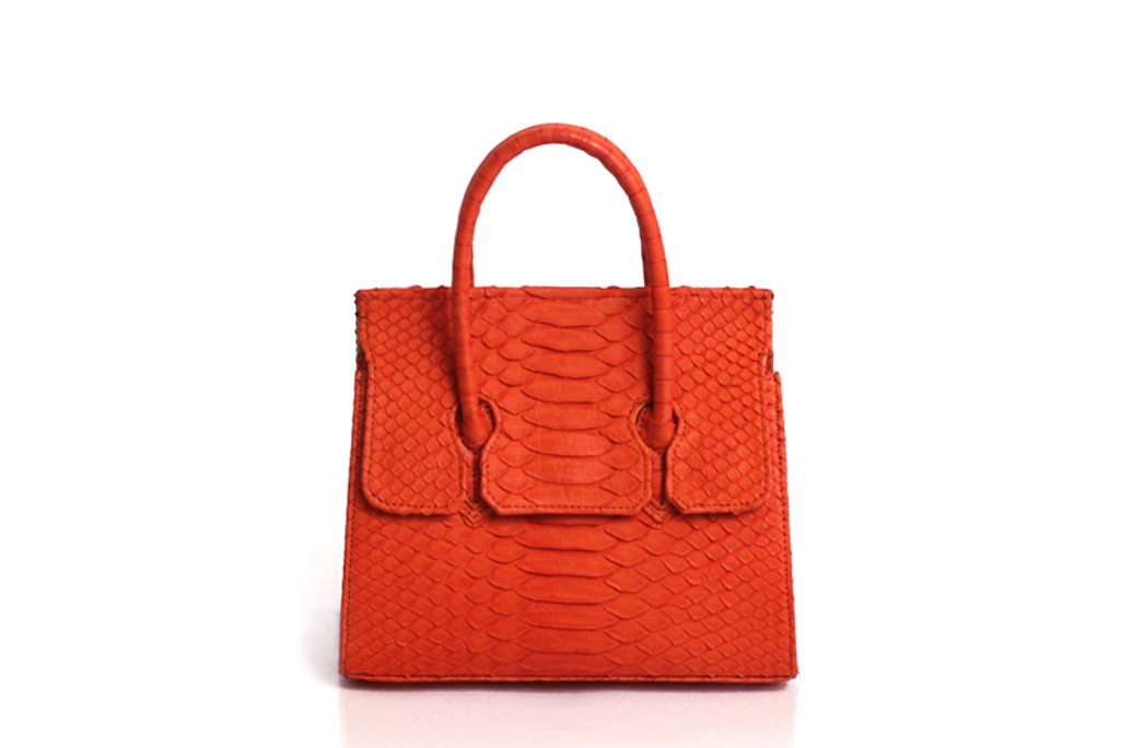 ADRIANA SMALL ON HOT ORANGE | KYRA | Exclusive Handbags Designer