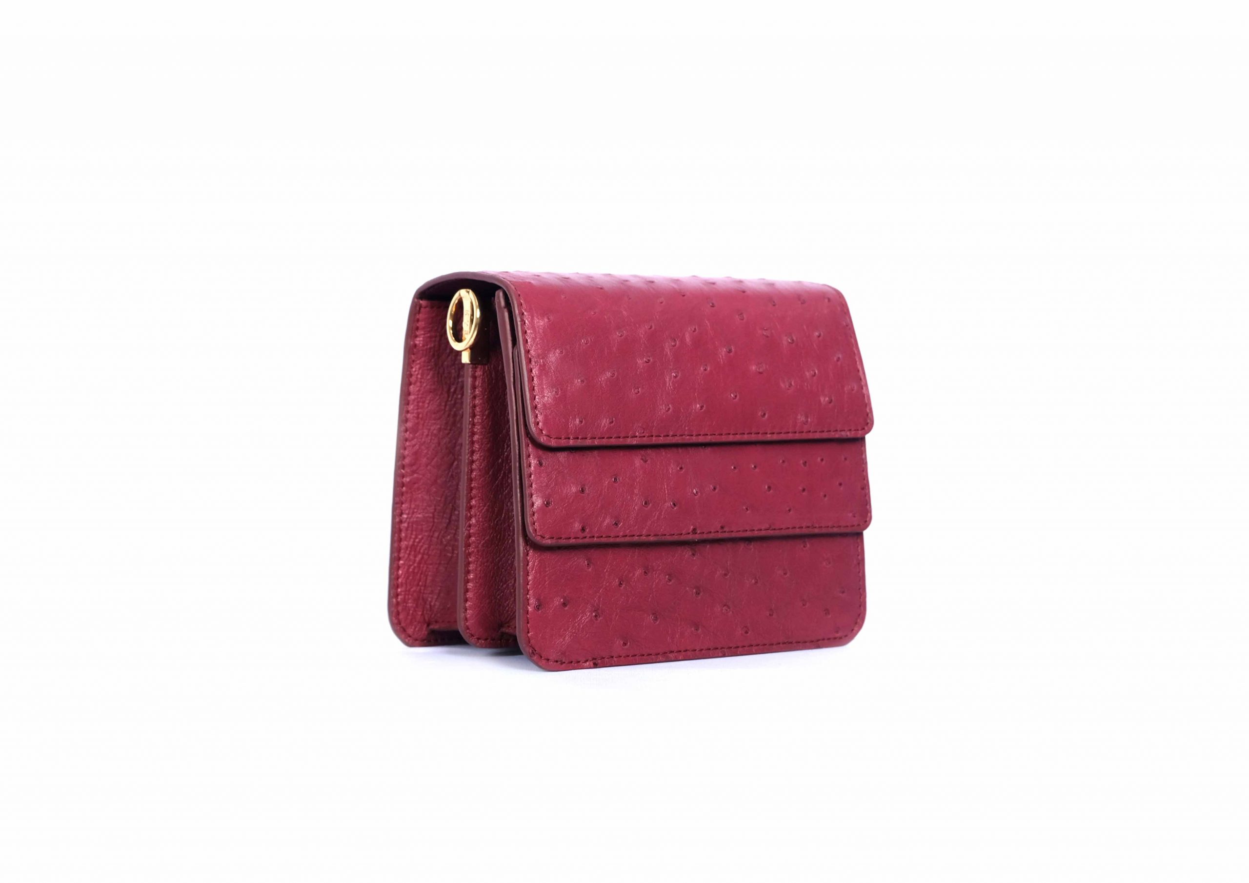 RUBBY 20 OSTRICH IN BURGUNDY - Image 3