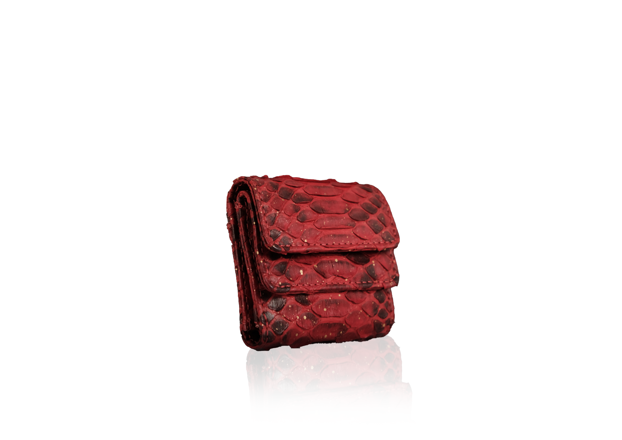 Rubby Wallet In Burgundy Gold - Image 2
