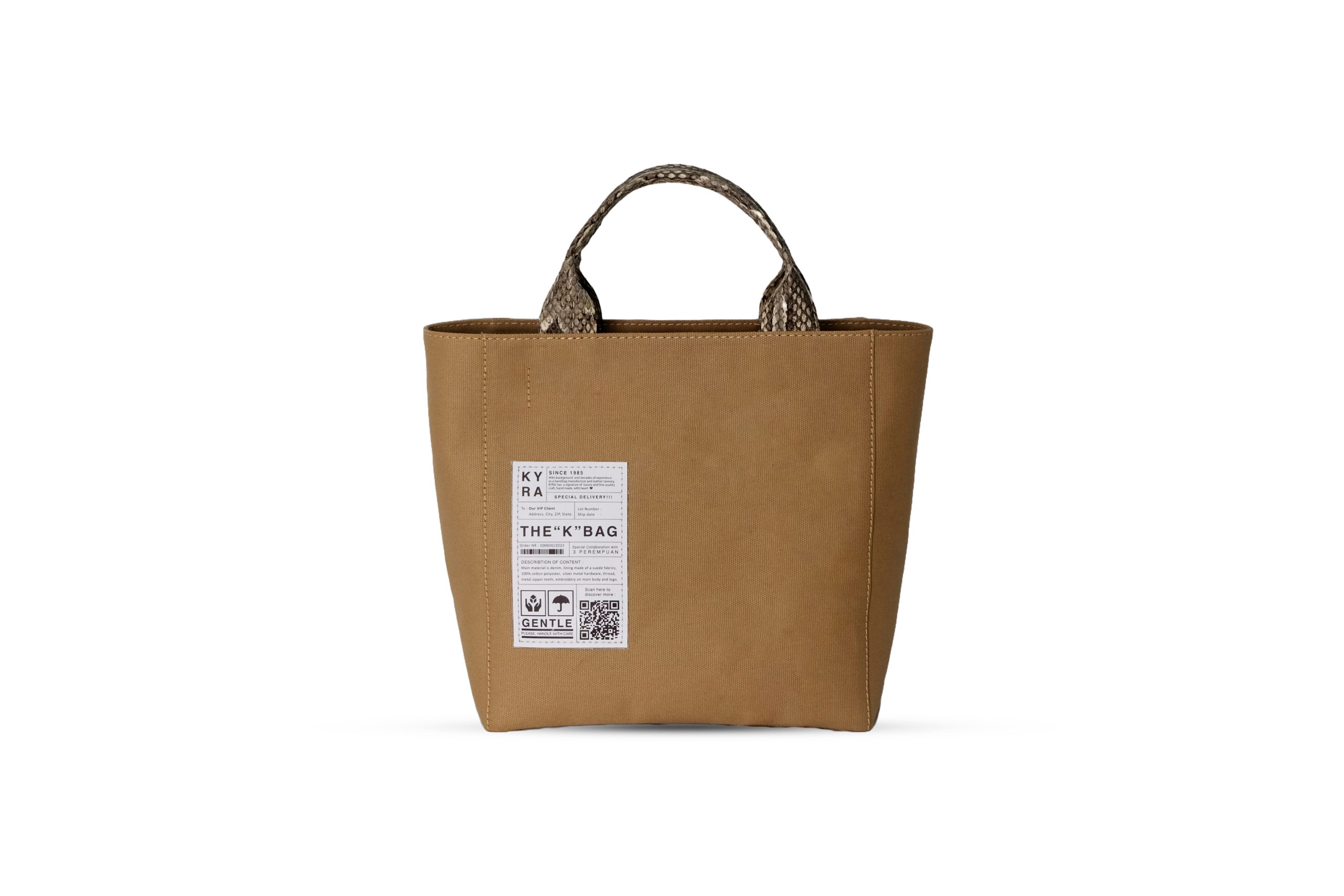 KBAG Medium in Taupe - Image 3