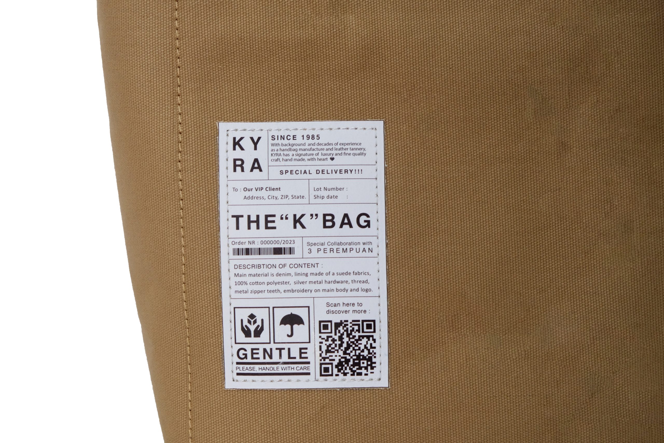 KBAG Medium in Taupe - Image 8