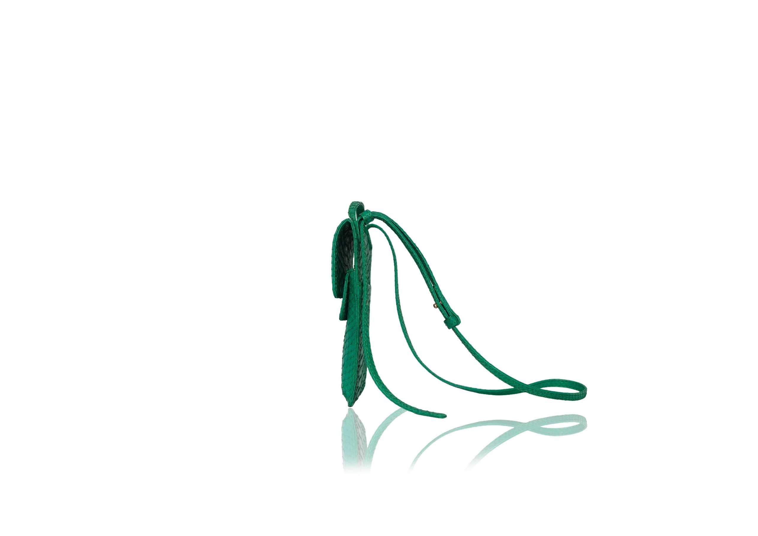 Rubby Phone Bag in Emerald - Image 4