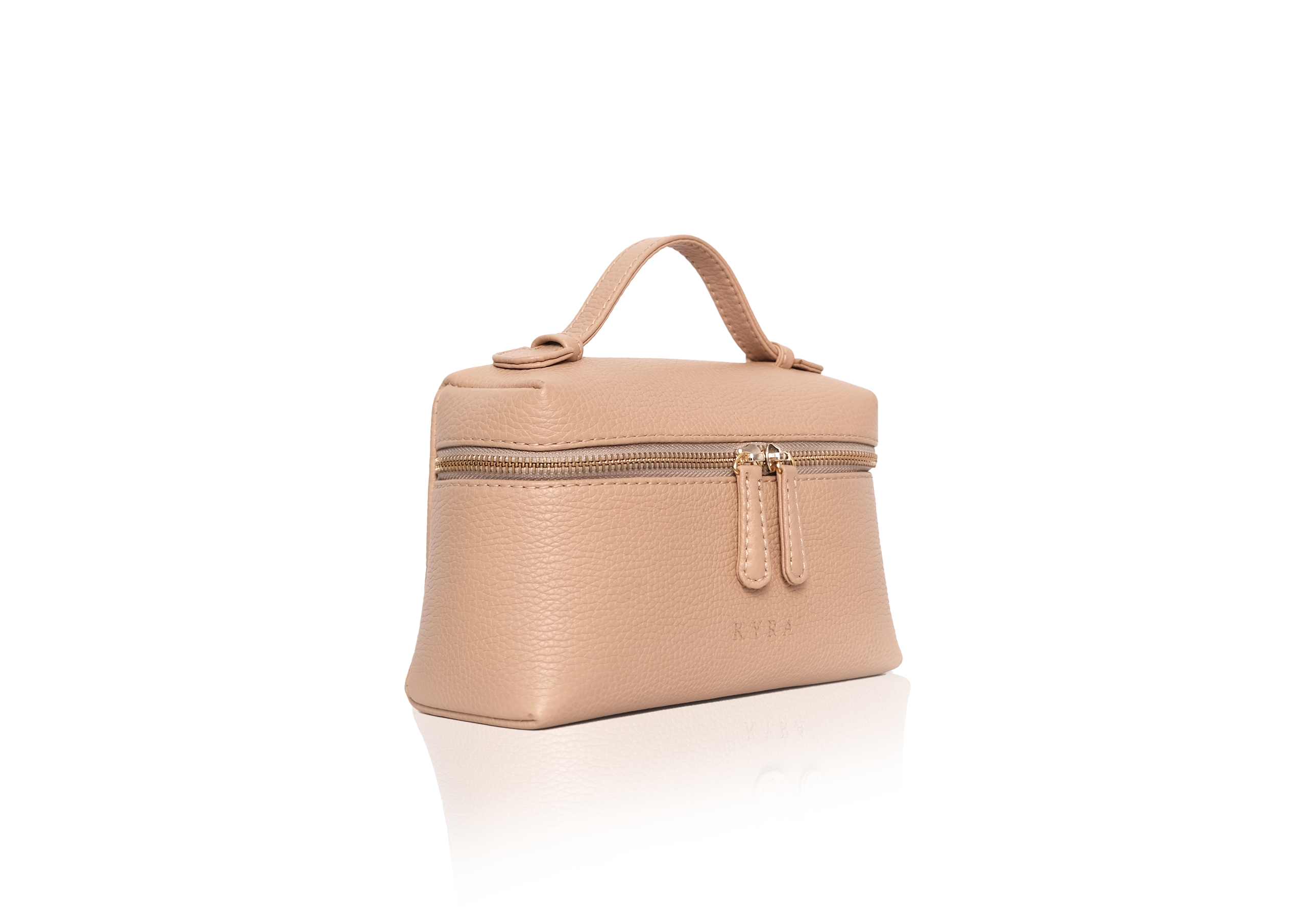 Luxury calf leather small bag Picco Calf Beige, tas selempang kulit calf asli handmade premium