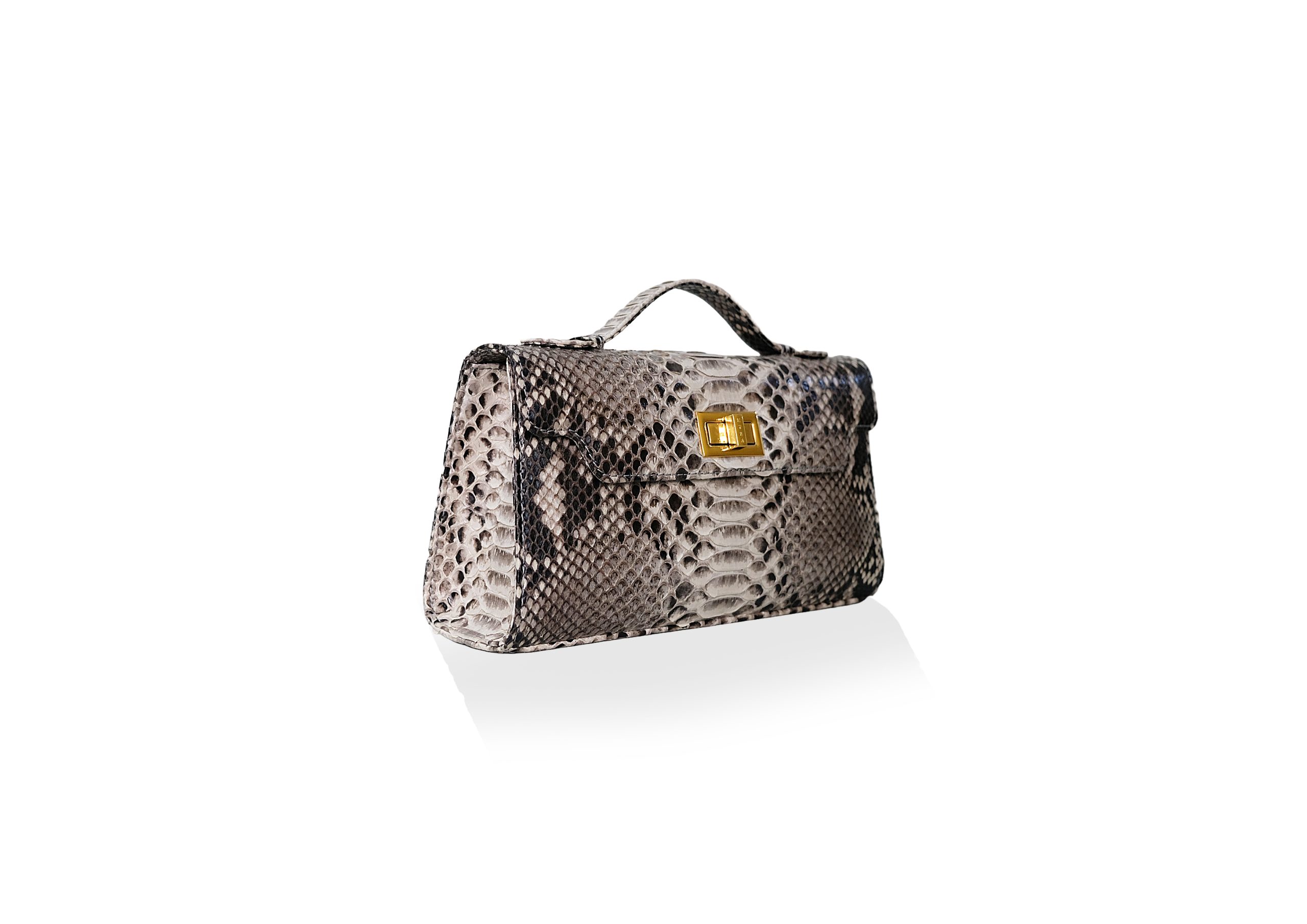Luna 29 Bag in Precious Leather - Natural - Image 3