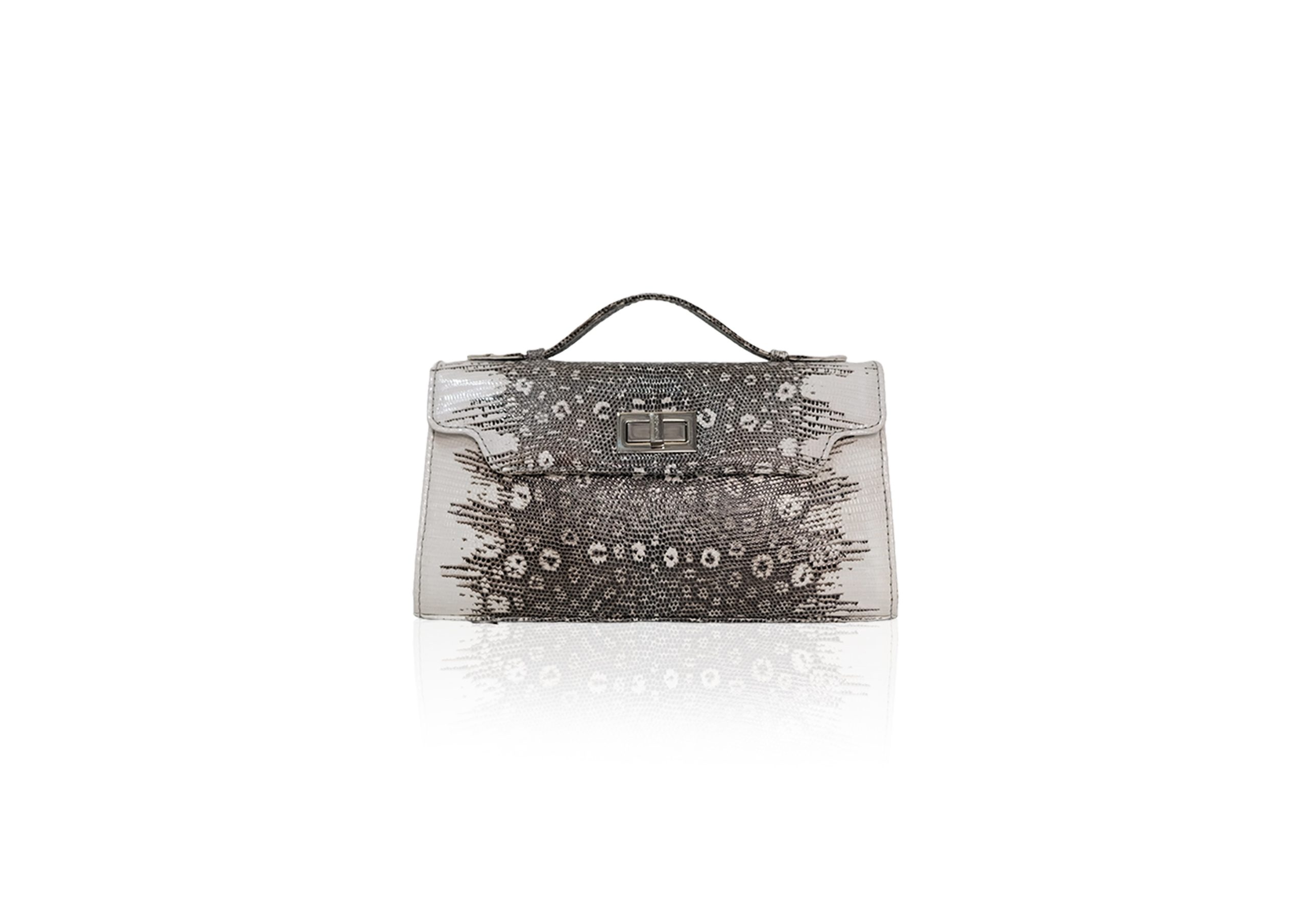Luna 29 Bag in Precious Leather - Natural Lizard - Image 2