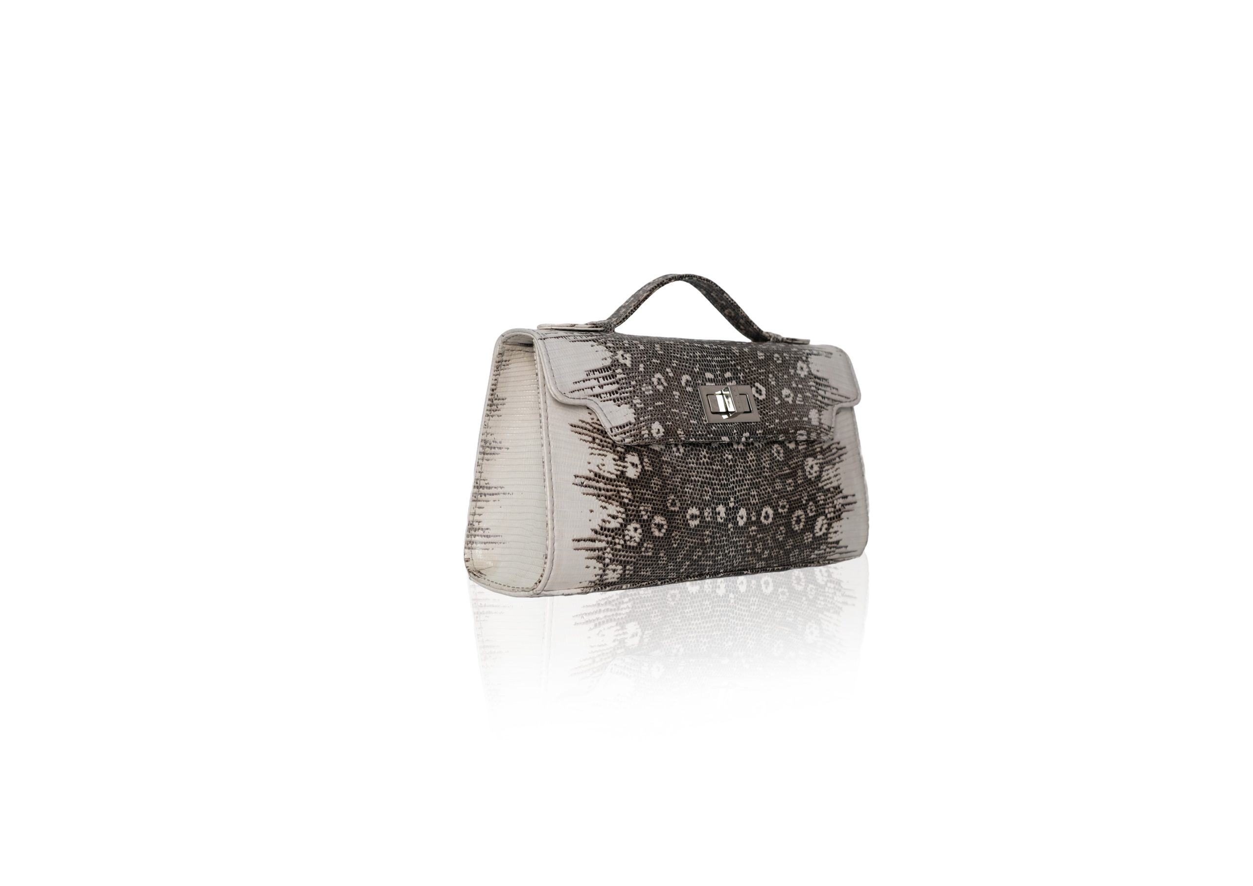 Luna 29 Bag in Precious Leather - Natural Lizard - Image 3