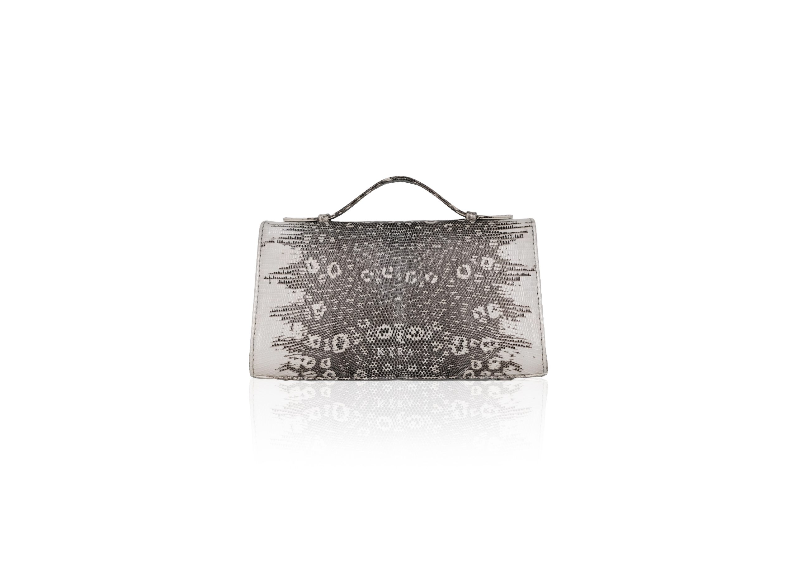 Luna 29 Bag in Precious Leather - Natural Lizard - Image 5