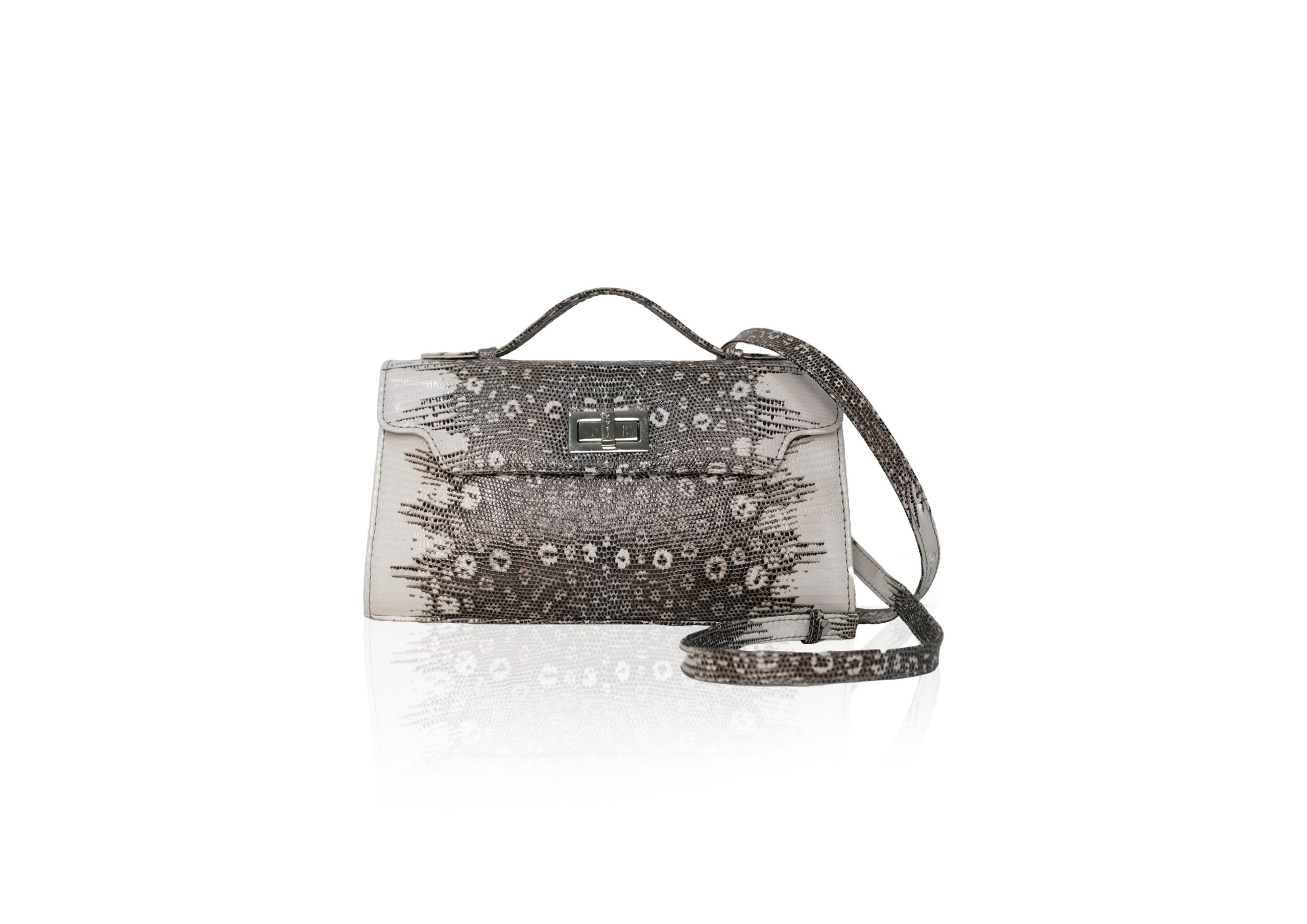 Luna 29 Bag in Precious Leather - Natural Lizard - Image 6
