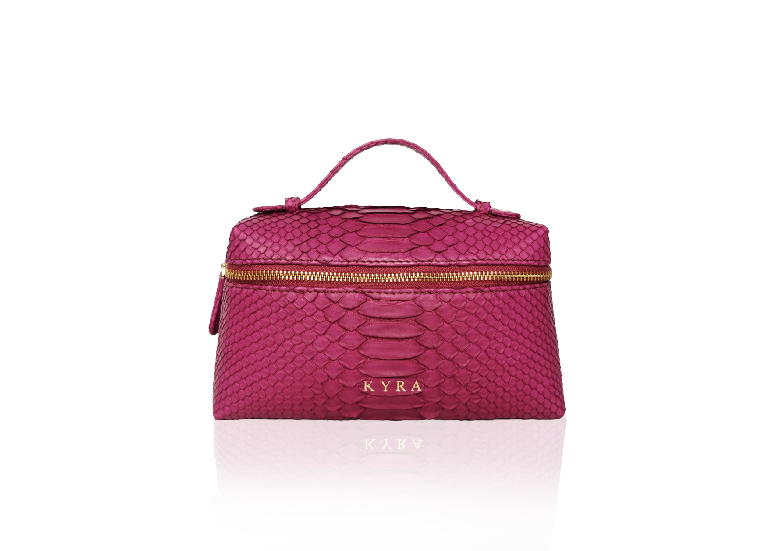 Picco Bag in Precious Leather – Magenta