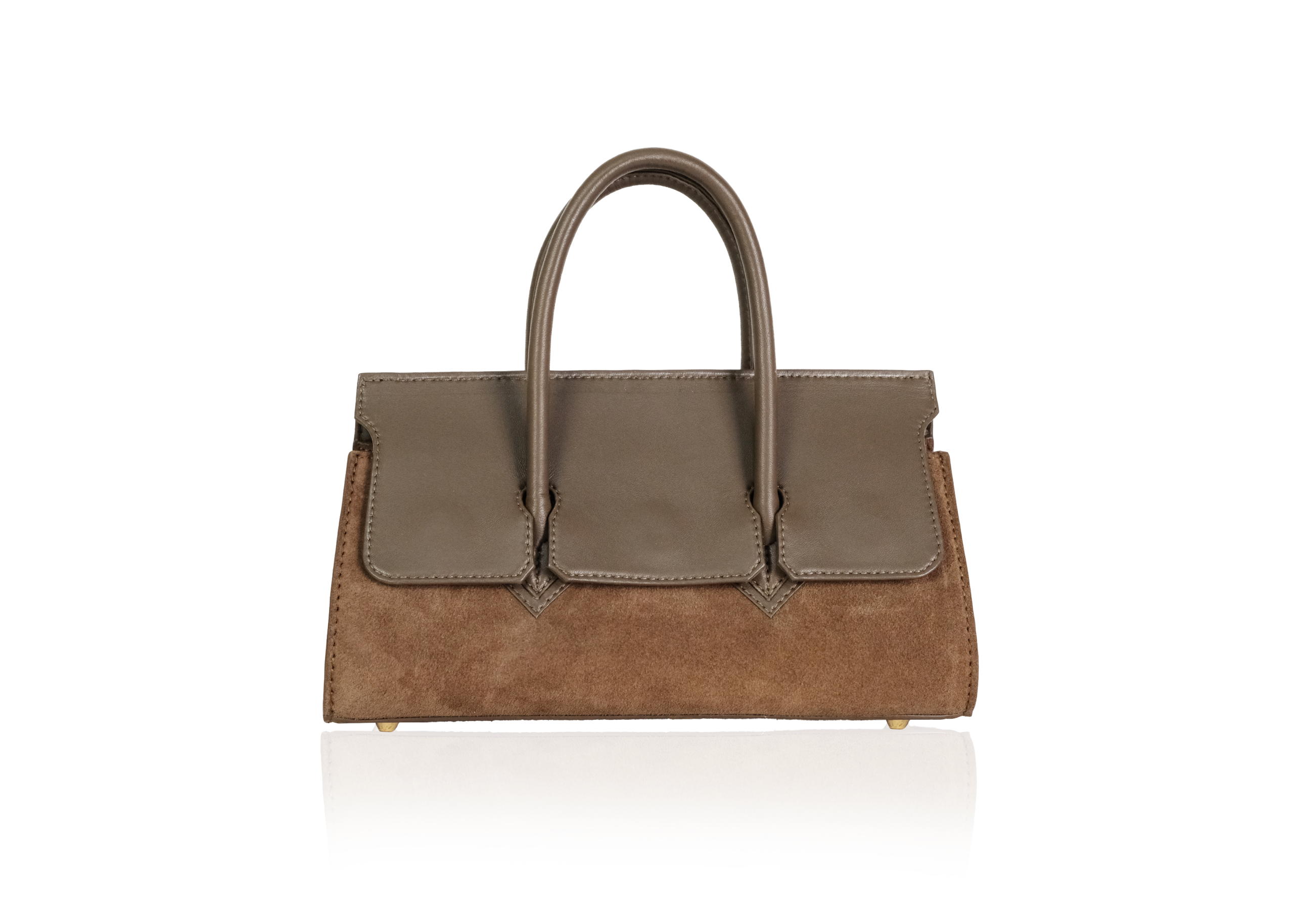 Handbag Wanita Suede Cokelat Mewah dan Classic