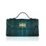 KYRA Luna 25 Peacock Blue Python – tas kulit ular asli wanita dengan warna biru merak eksotis. Luxury python leather handbag Indonesia