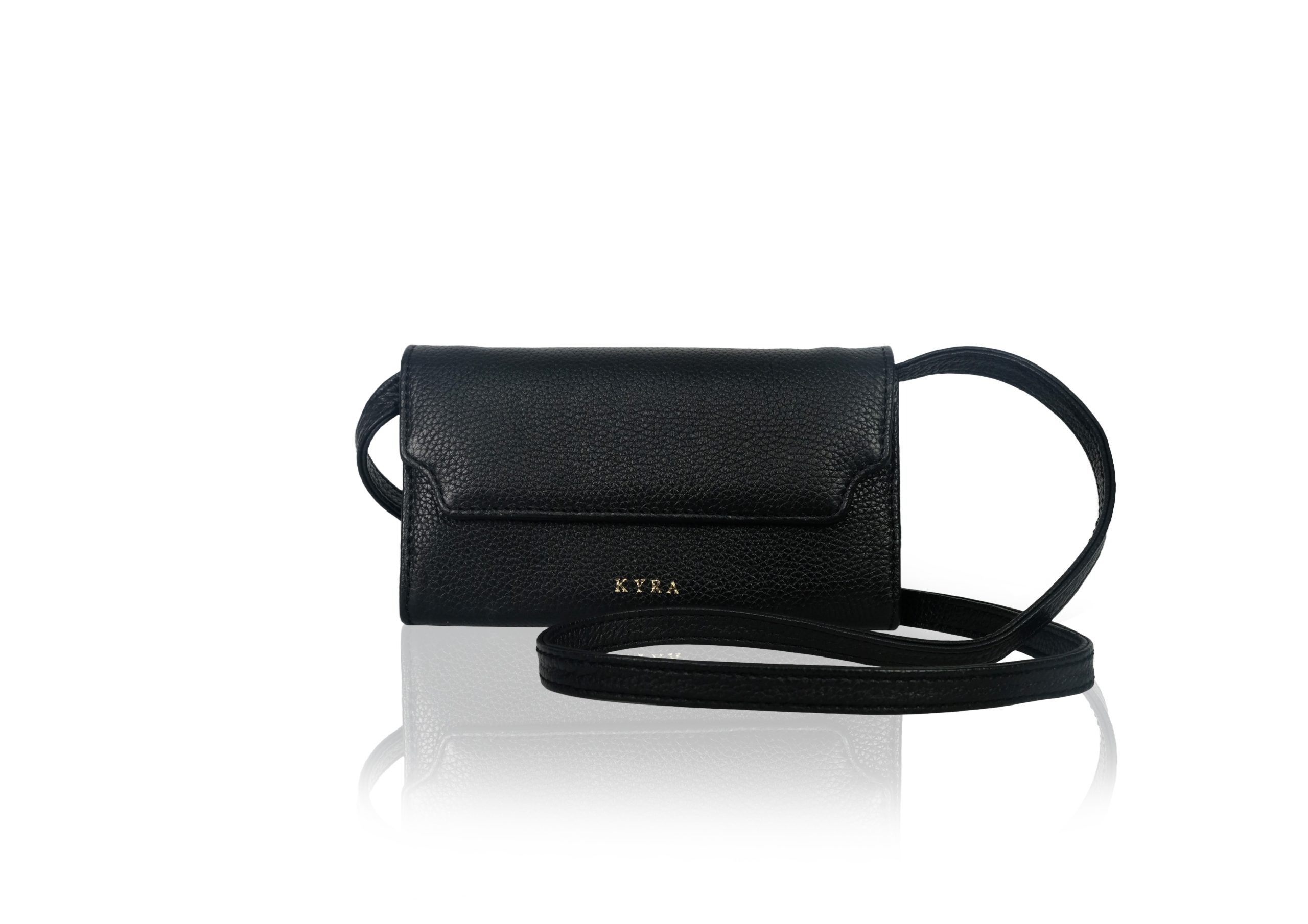 Sophia Purse in Black Calf Leather - Image 2