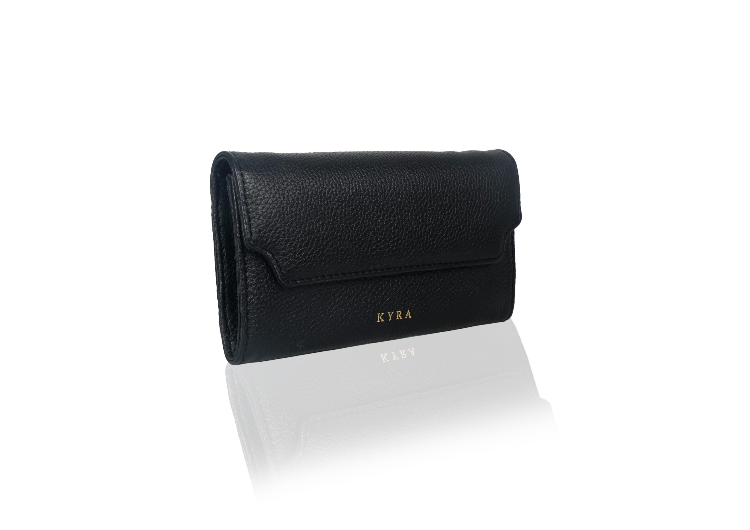 Sophia Purse in Black Calf Leather - Image 5