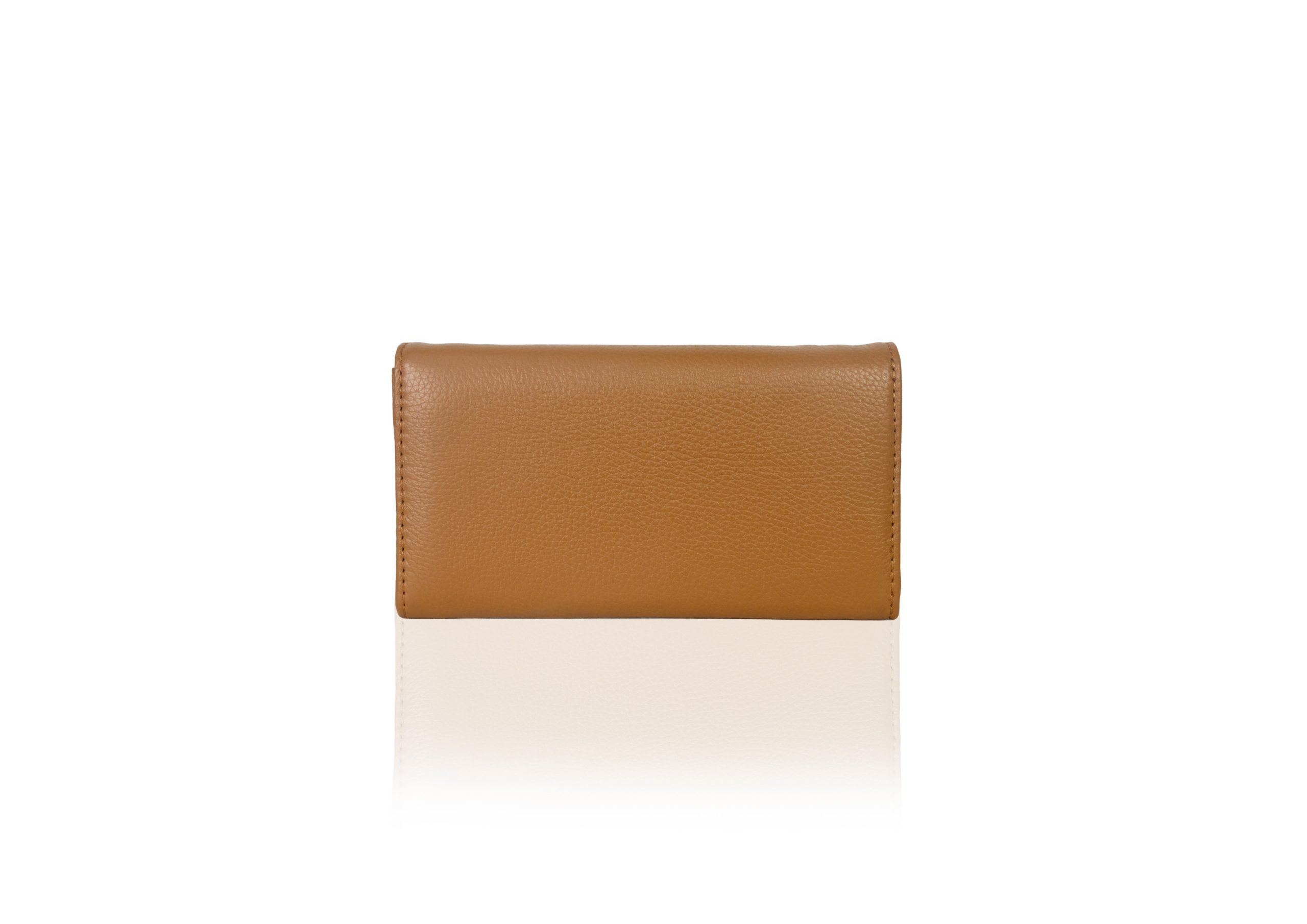 Sophia Purse in Bran Caramel Calf Leather - Image 7