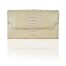 KYRA Sophia Purse Mermaid Pearl – Dompet Kulit Ular Python Premium Warna Pearl Putih | Luxury Exotic Python Leather Wallet