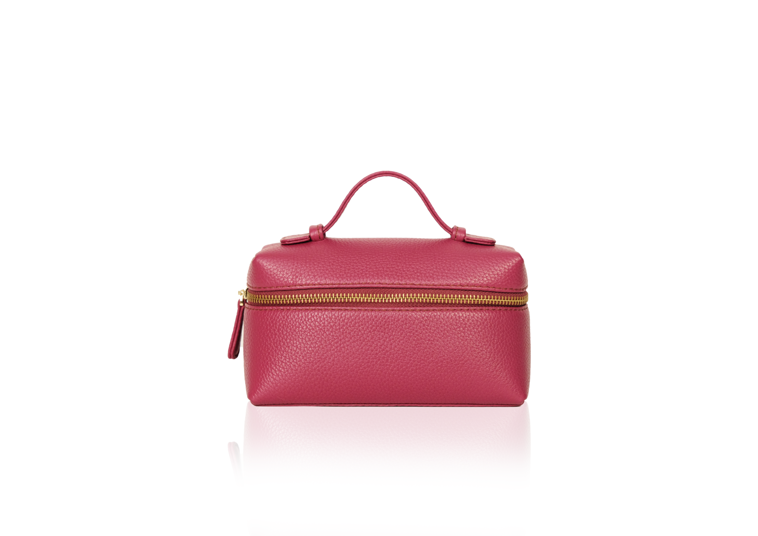 Picco 19 Calf Magenta – tas mini kulit eksotis wanita, luxury designer handbag genuine calf leather handmade Indonesia