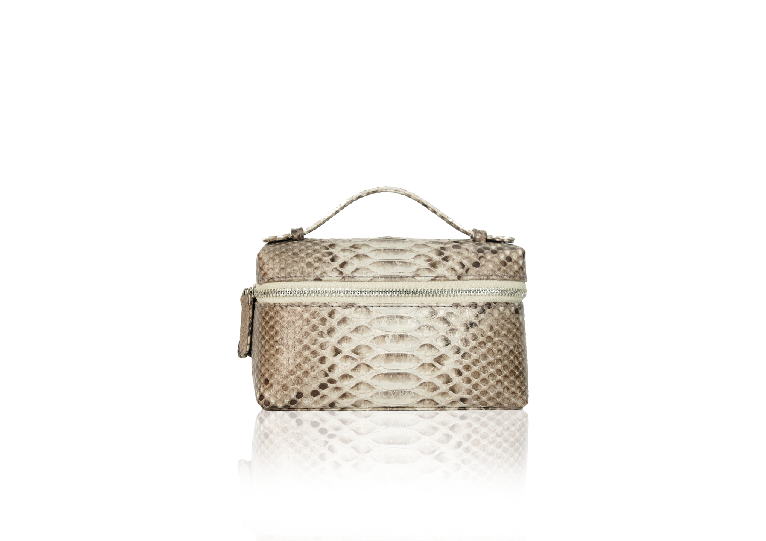Picco 19 Python Natural – tas mini kulit eksotis wanita, luxury designer handbag genuine python leather handmade Indonesia