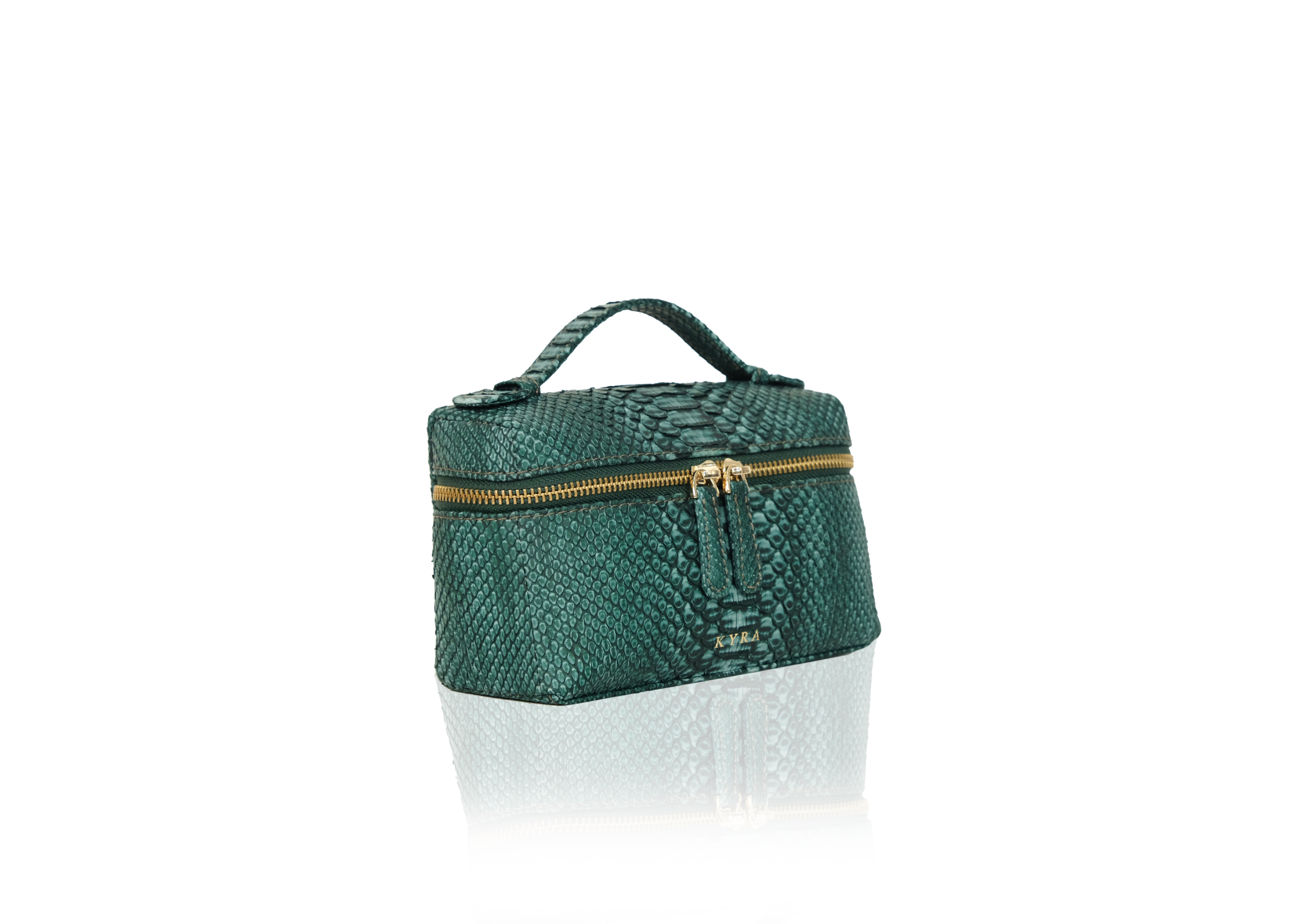 Luxury exotic small bag Picco 19 Python Peacock Blue, tas selempang python asli handmade premium