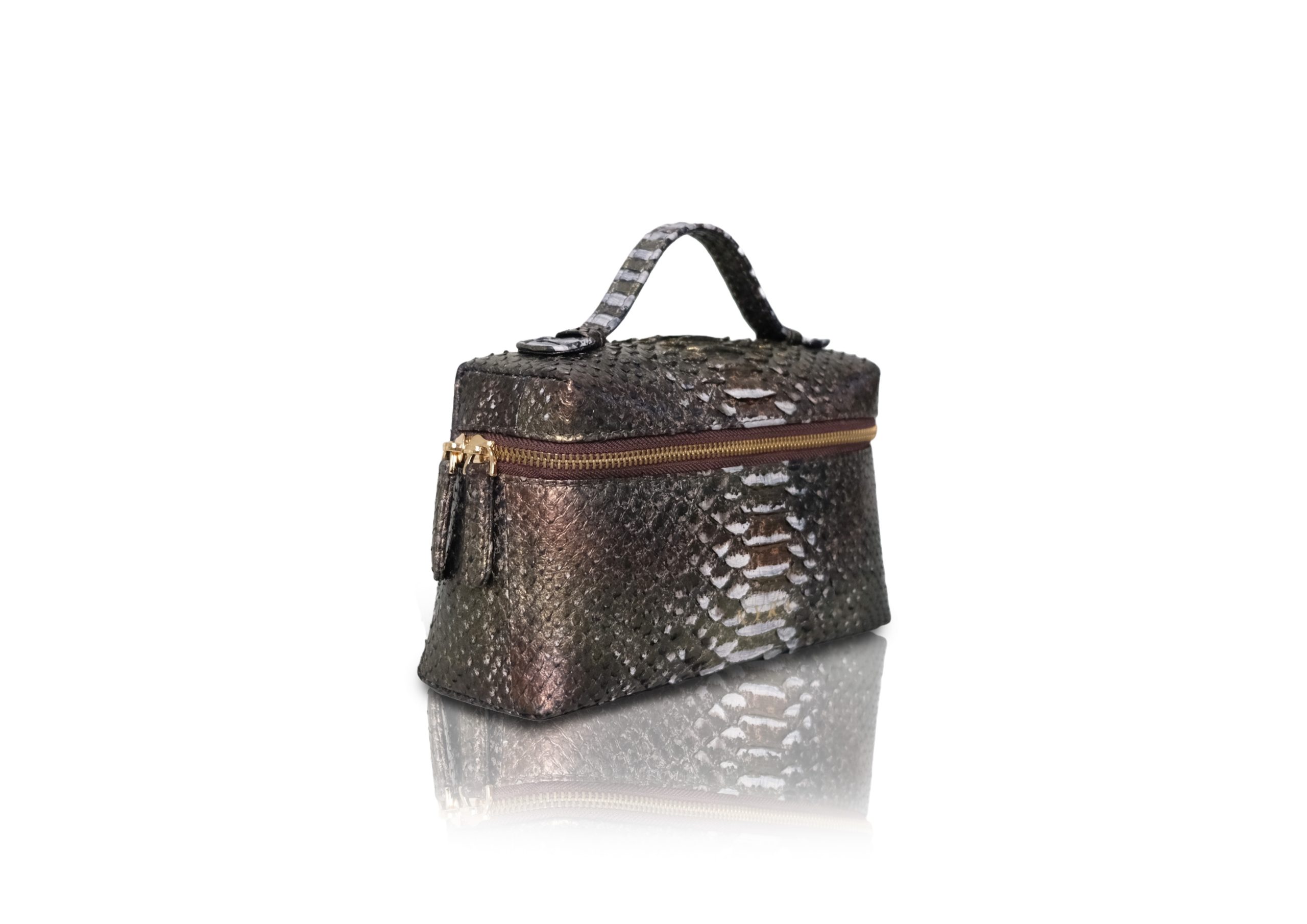Picco Bag in Precious Leather - Galaxy Brown - Image 2