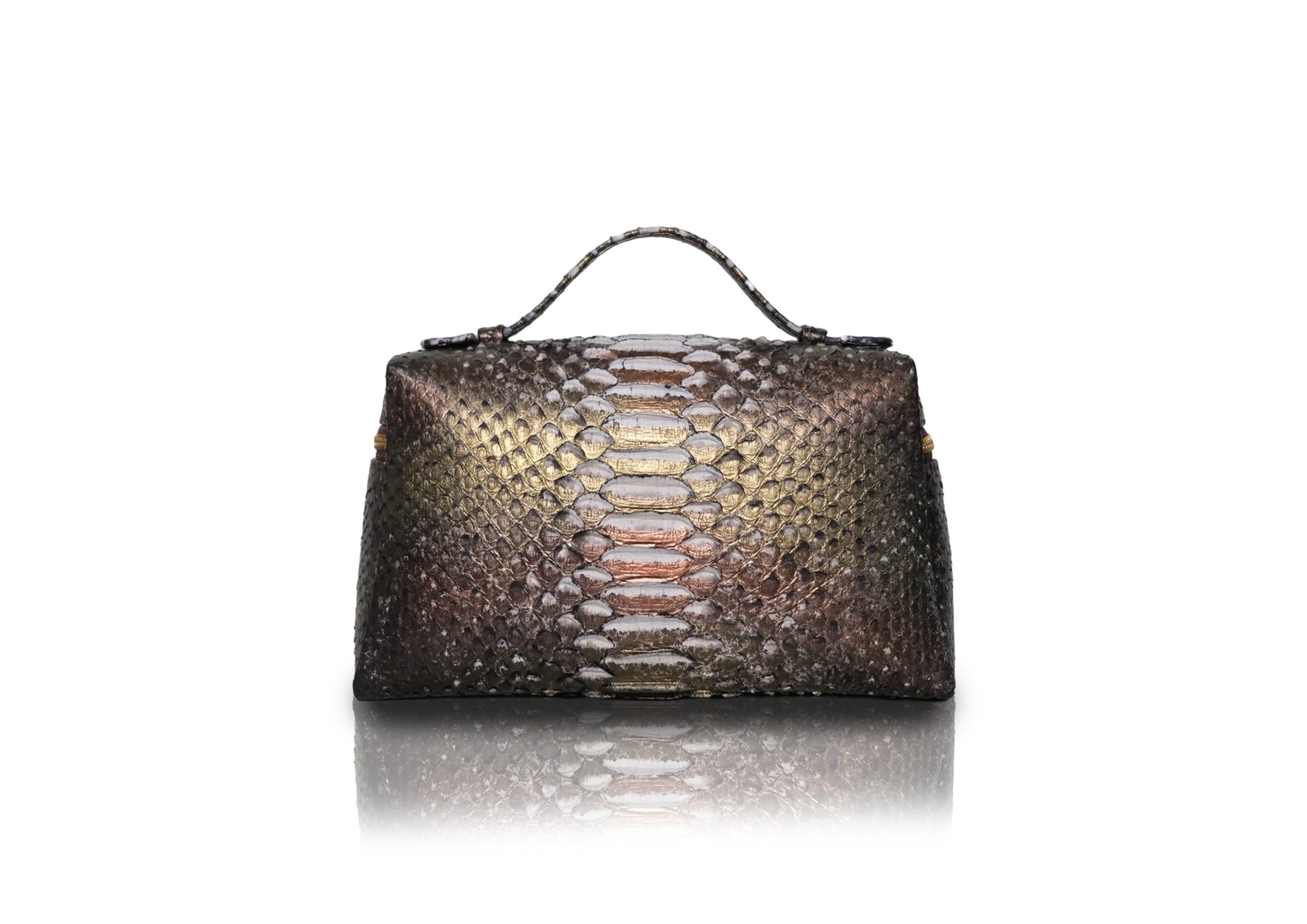 Picco Bag in Precious Leather - Galaxy Brown - Image 4