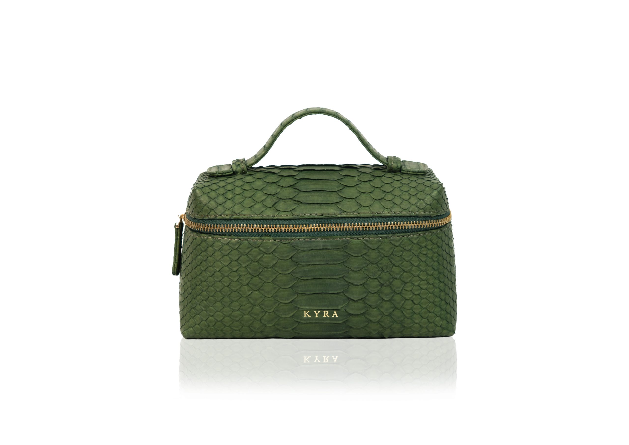 Picco Bag in Precious Leather – Olive Green