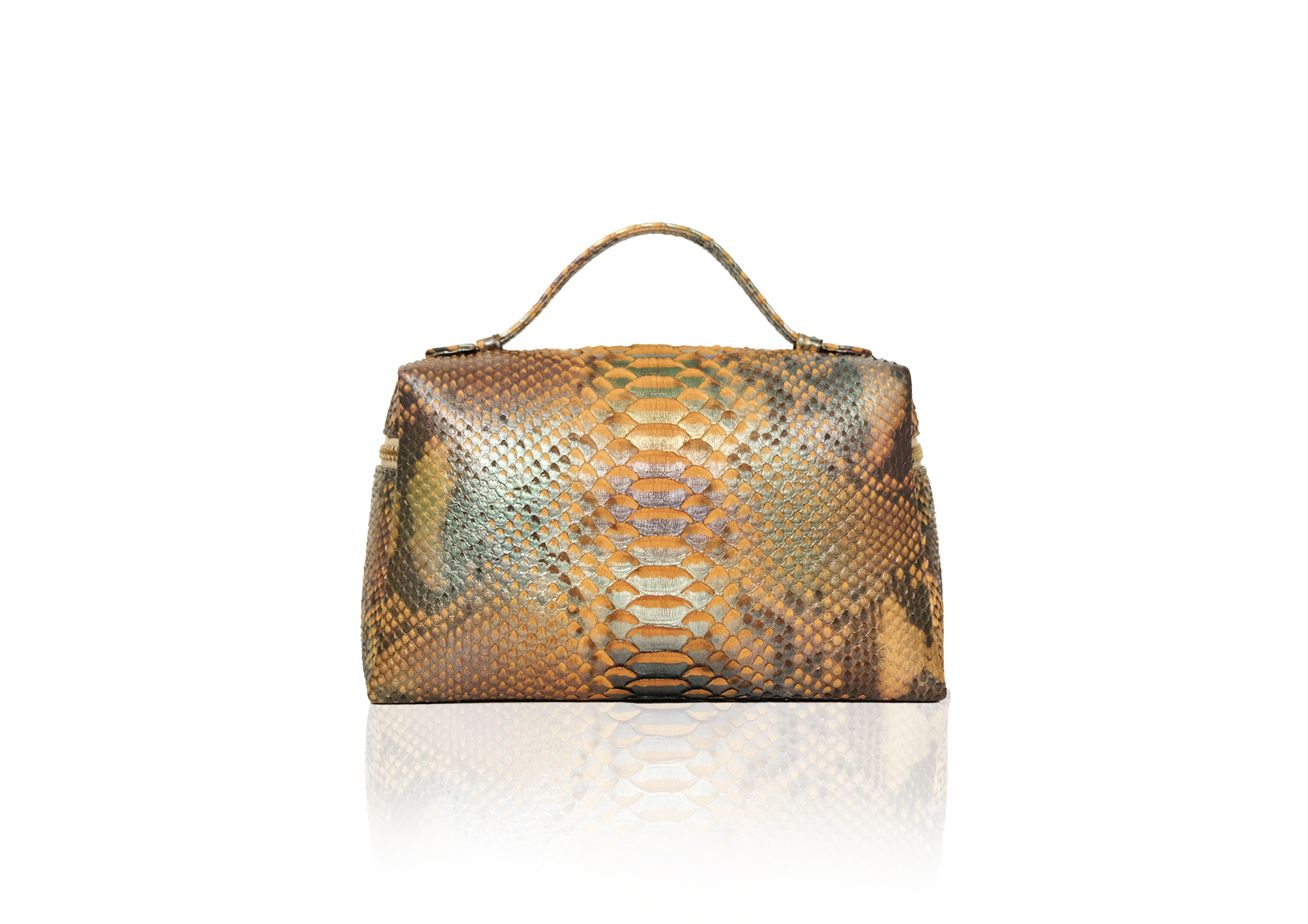 Picco Bag in Precious Leather - Cream Galaxy - Image 4