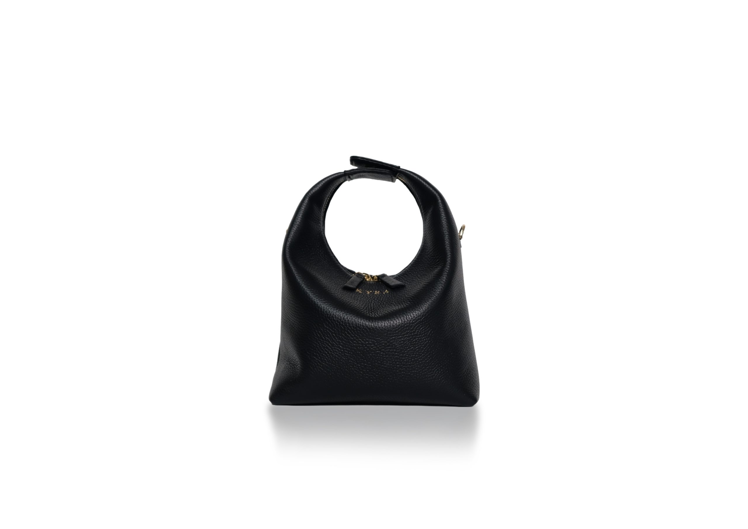 Ouna Bag in Black Calf Leather - Image 4
