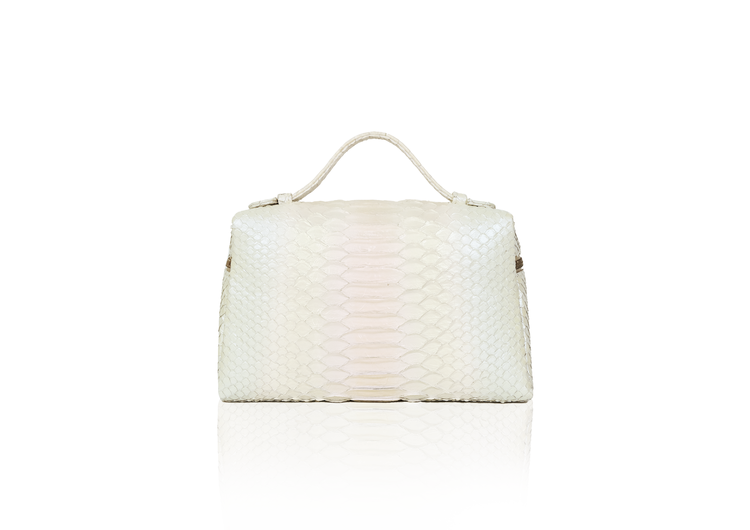 Picco Bag in Precious Leather - Mermaid Pearl - Image 4