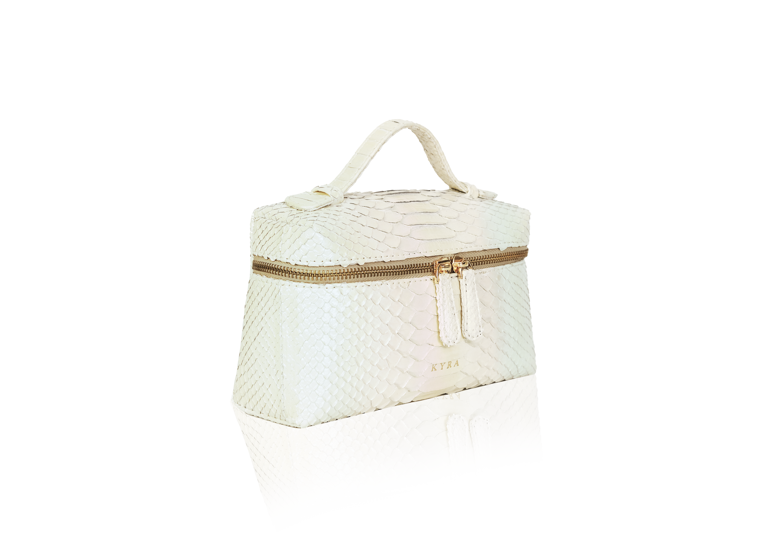Picco Bag in Precious Leather - Mermaid Pearl - Image 2