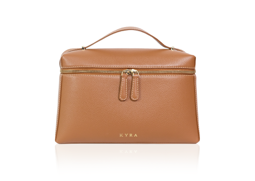 Leather bag for ladies made from genuine leather with elegant design and spacious compartments