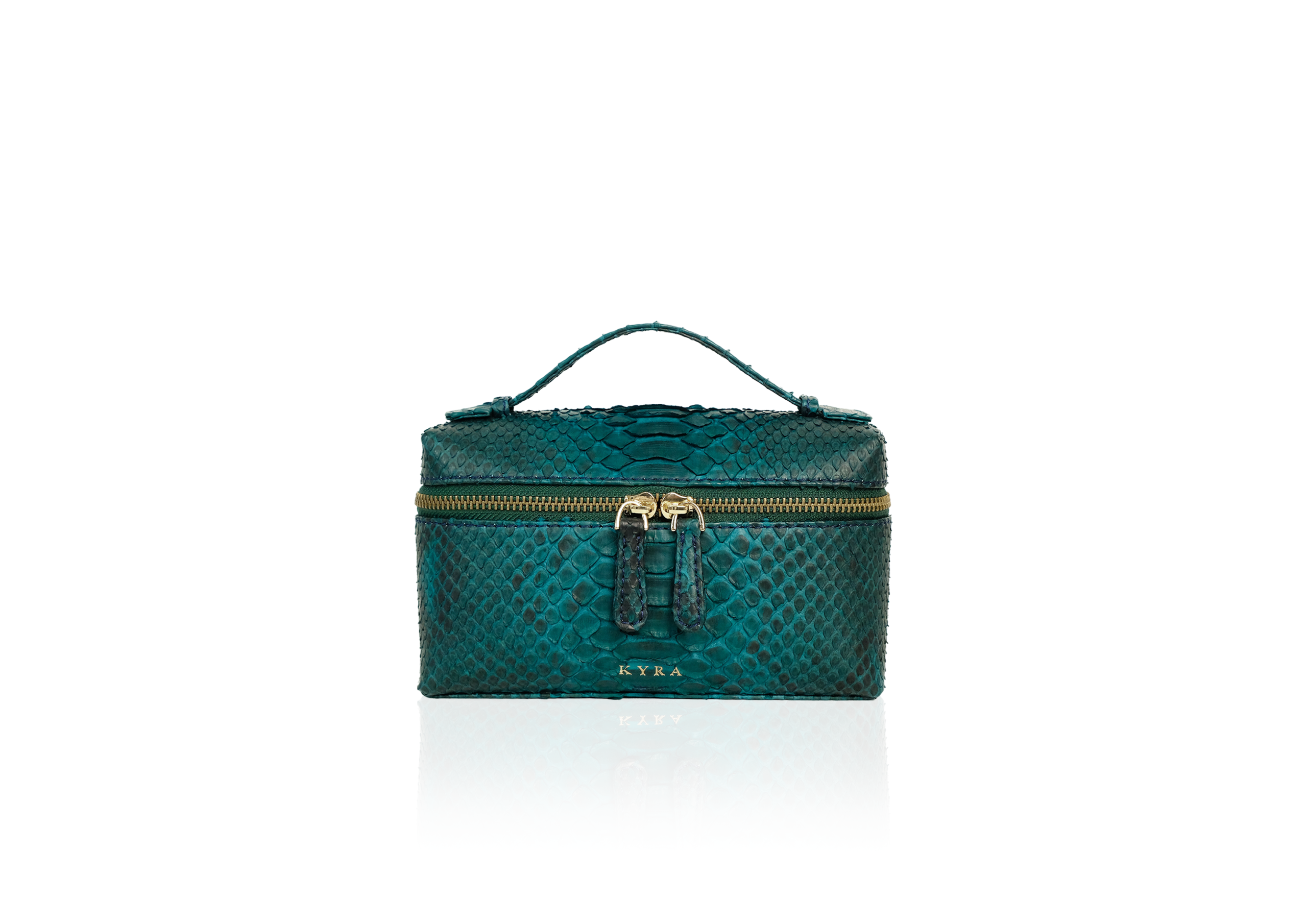 Picco 19 Bag in Precious Leather – Dark Teal