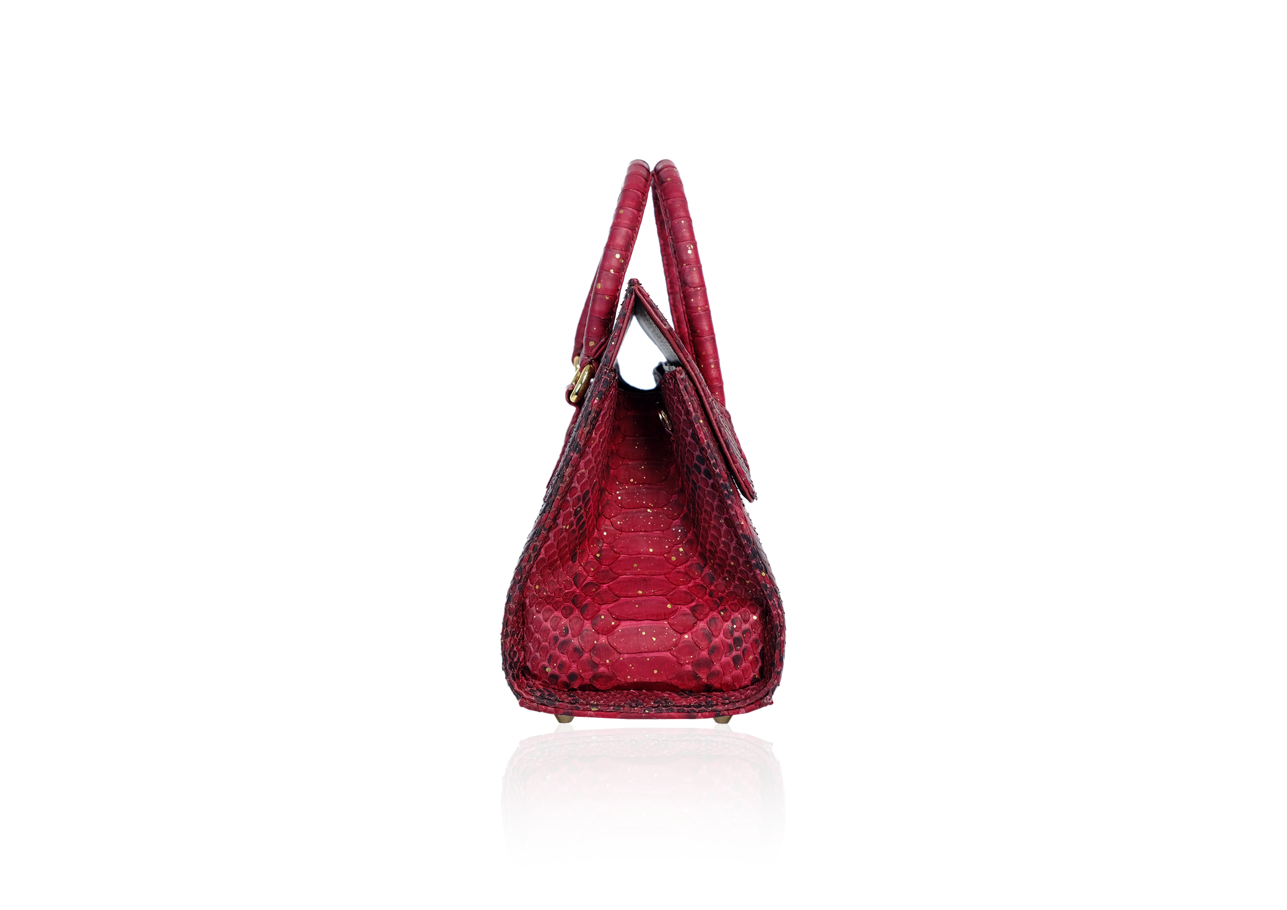 Adriana Small Burgundy Splash Gold - Image 3