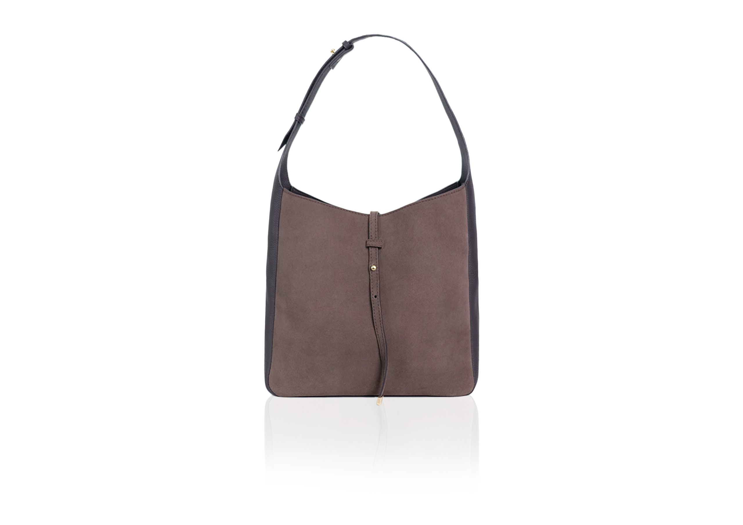 Alia Large – Dark Brown Suede