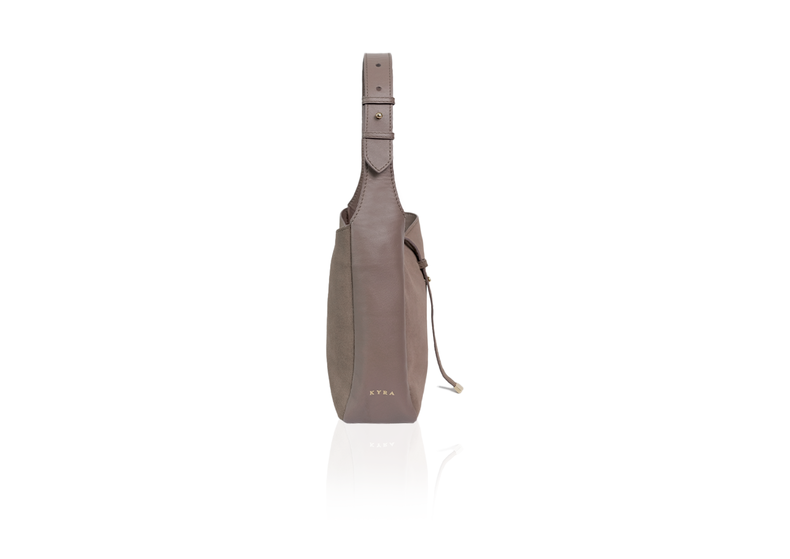 Alia Small - Taupe Suede - Image 3