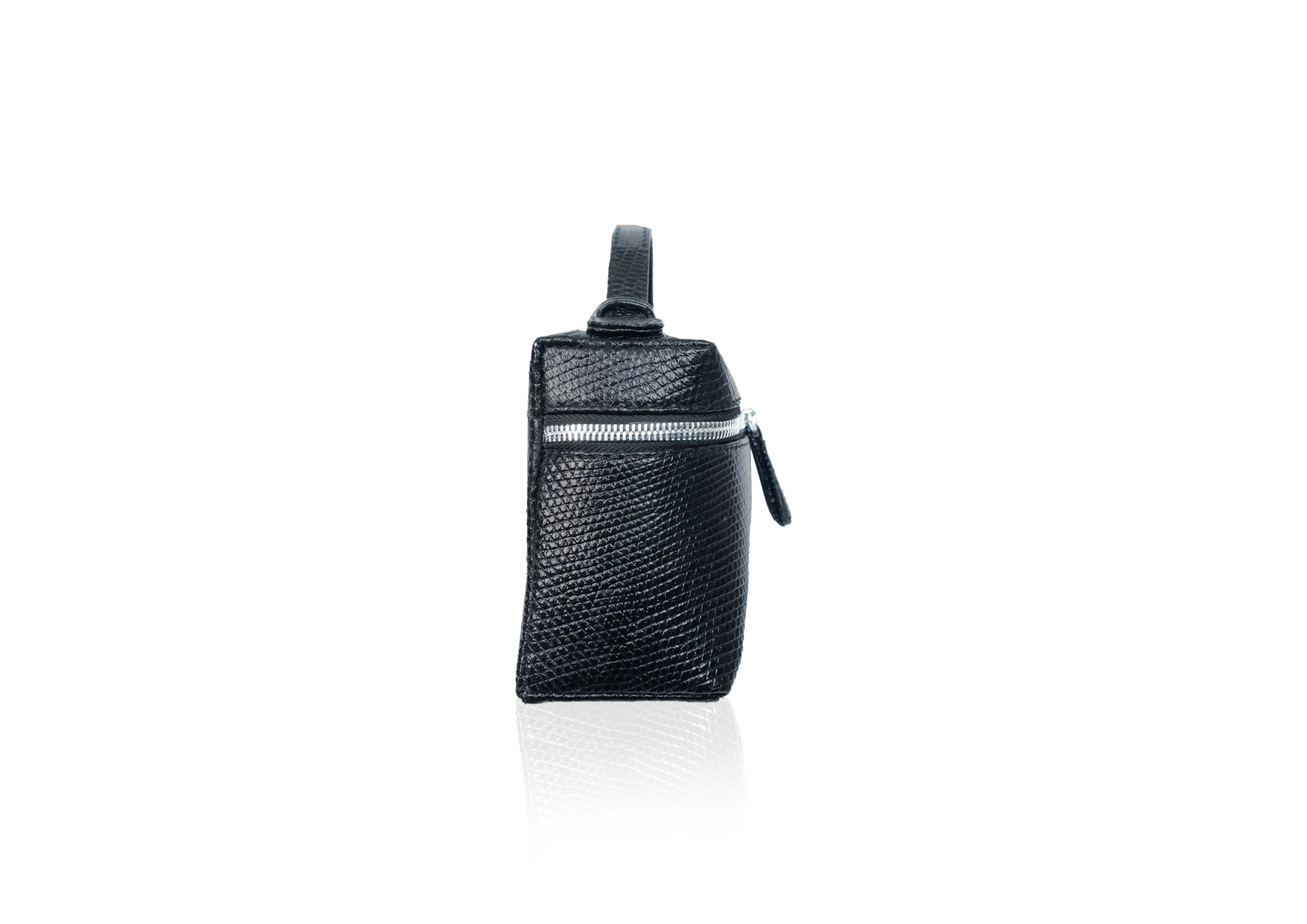 Picco Bag in Precious Leather - Black Lizard - Image 2