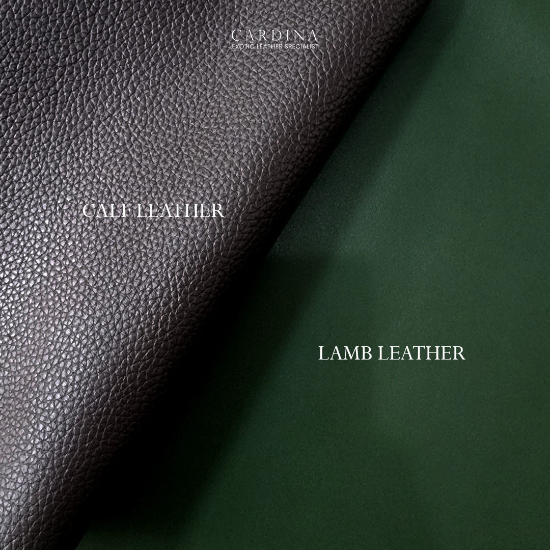 material kulit domba dan sapi asli