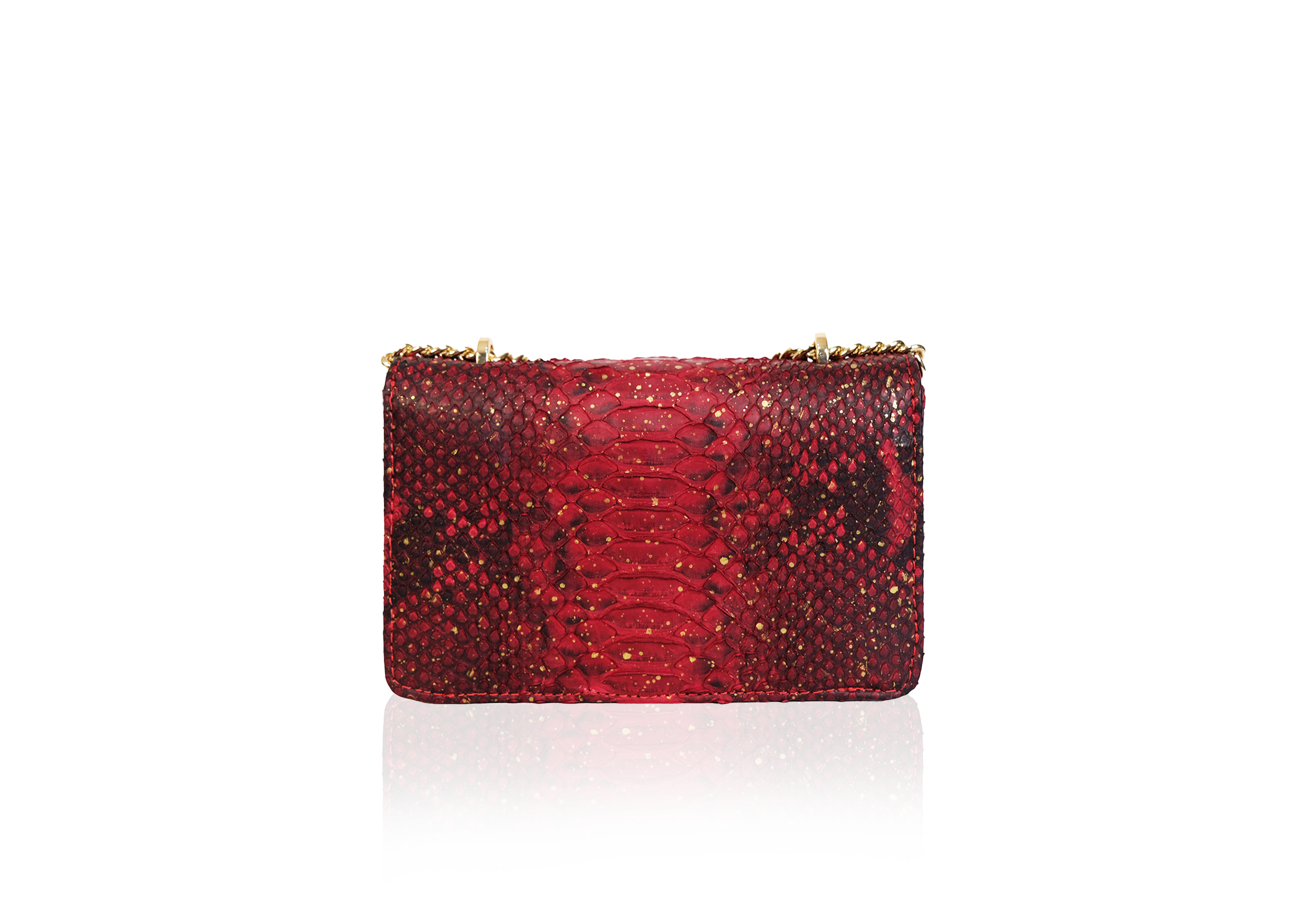 Alana in Burgundy Splash Gold - Image 4