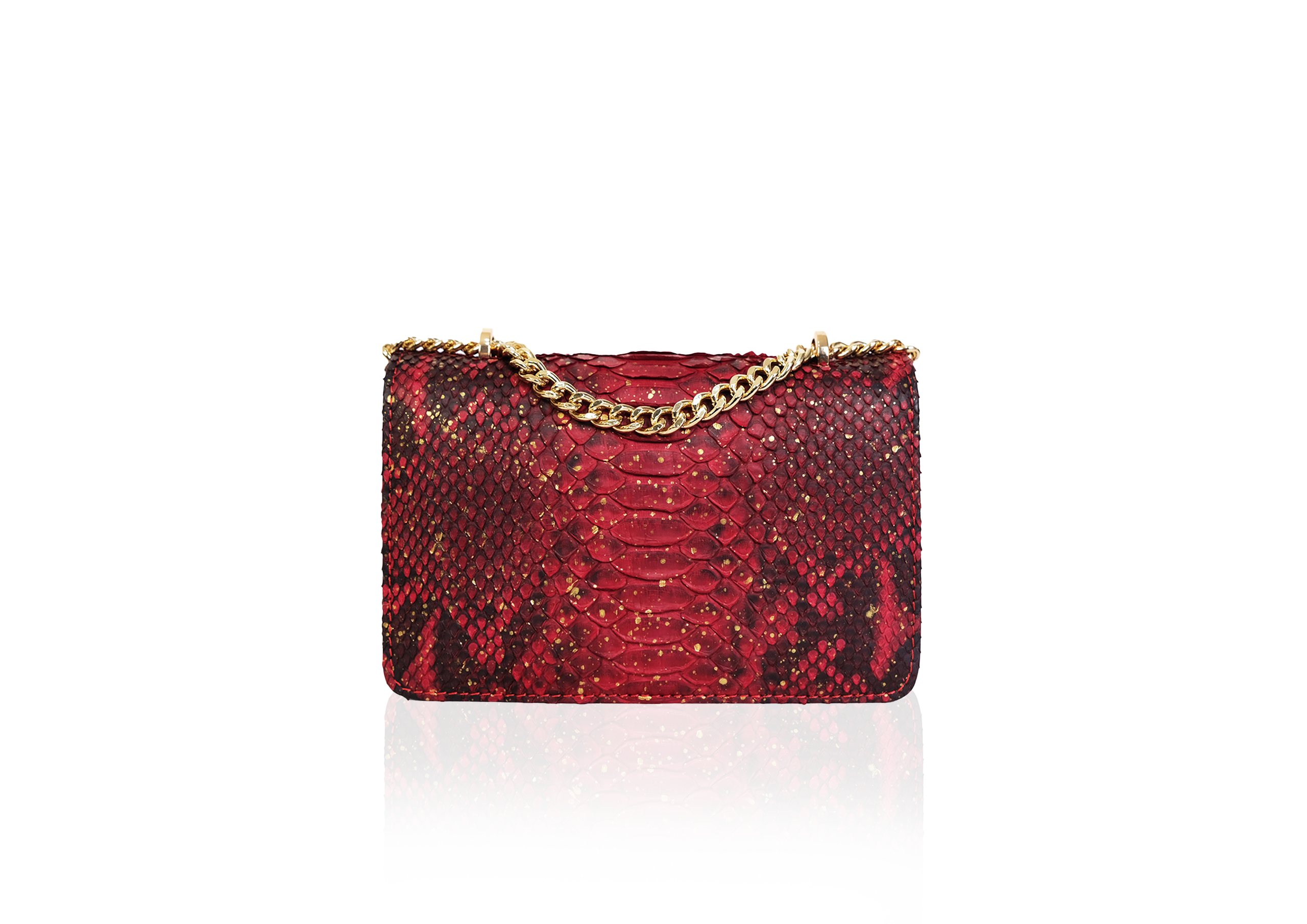 Alana in Burgundy Splash Gold