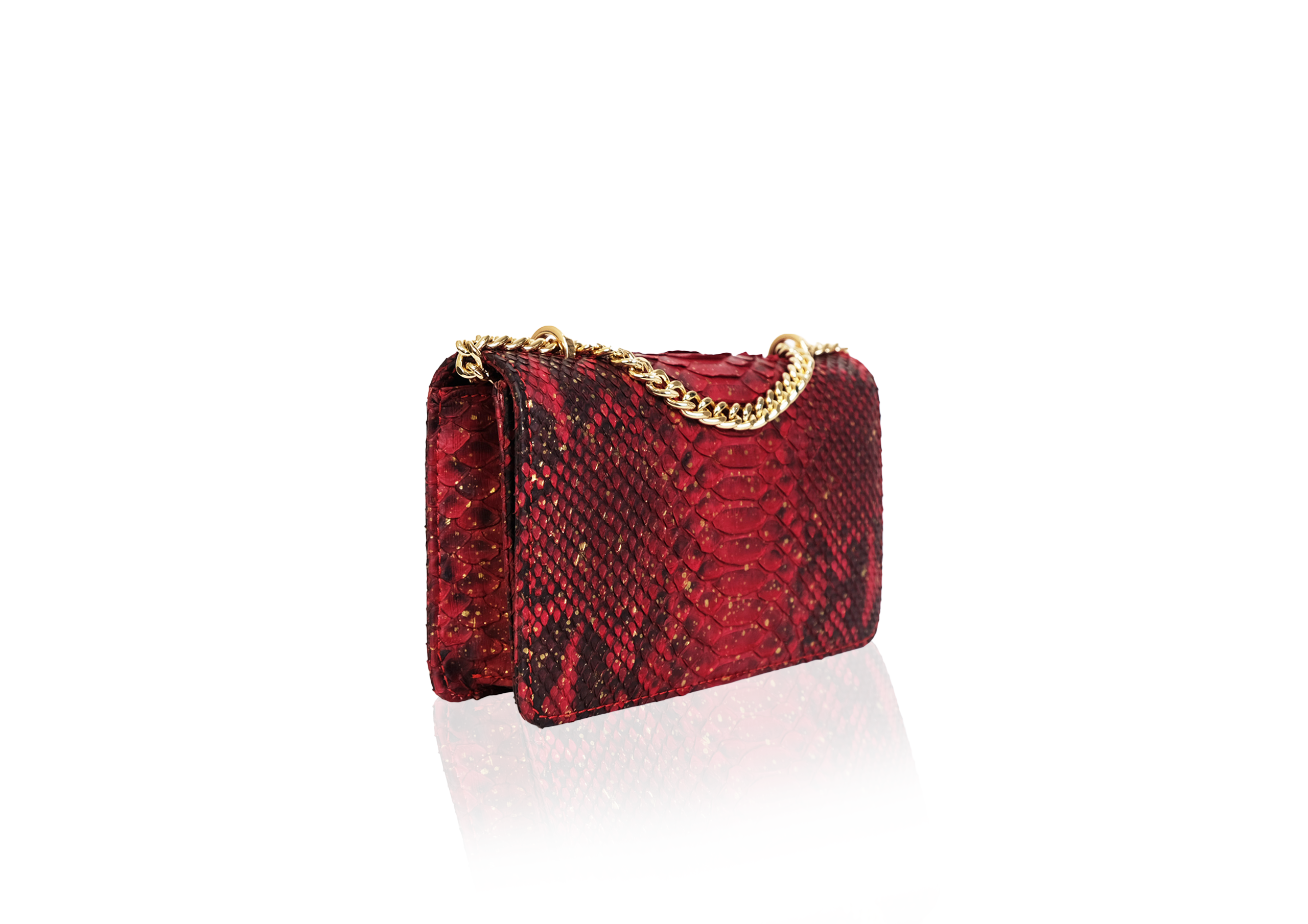 Alana in Burgundy Splash Gold - Image 3