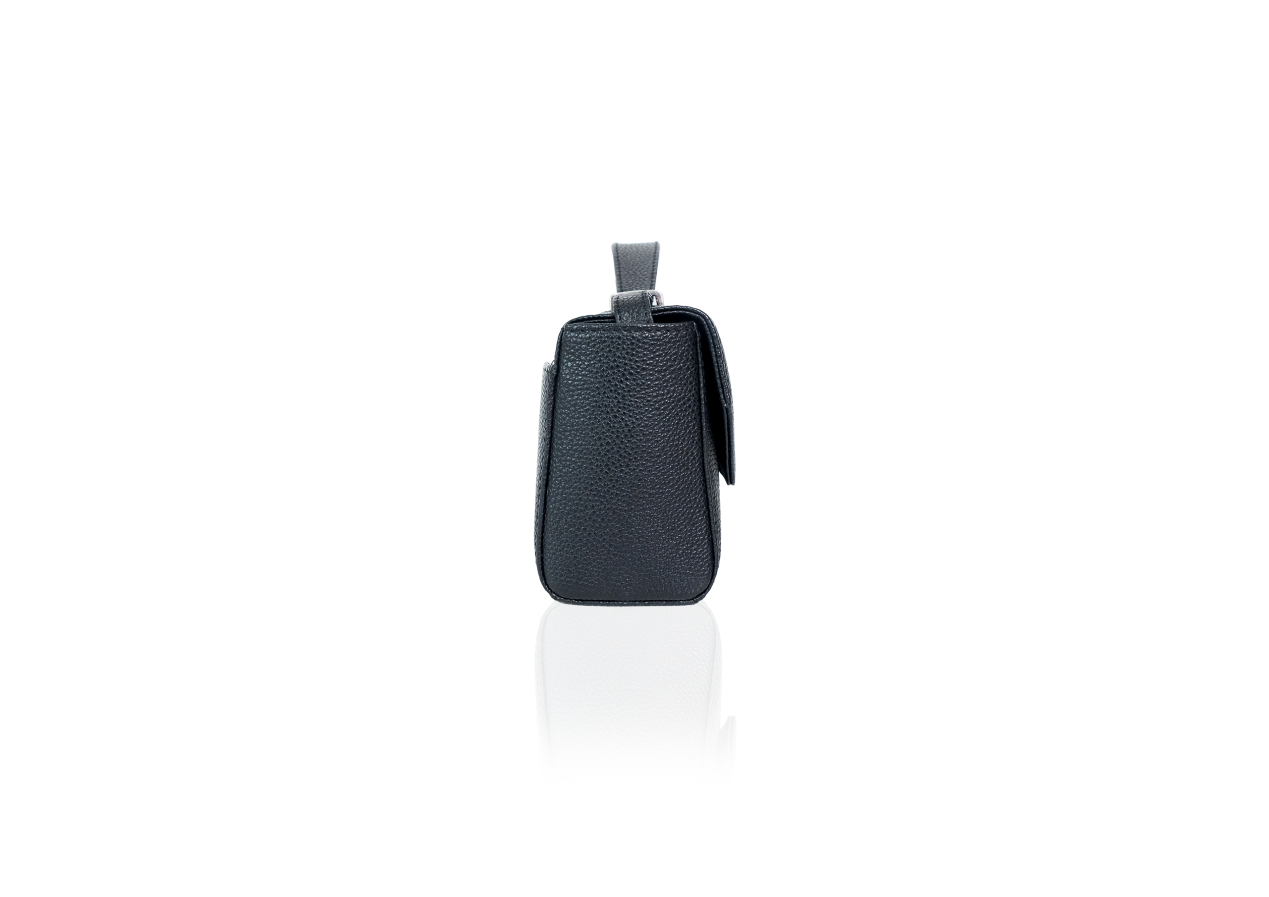 Cosette Rectangular in Black Calf - Image 3