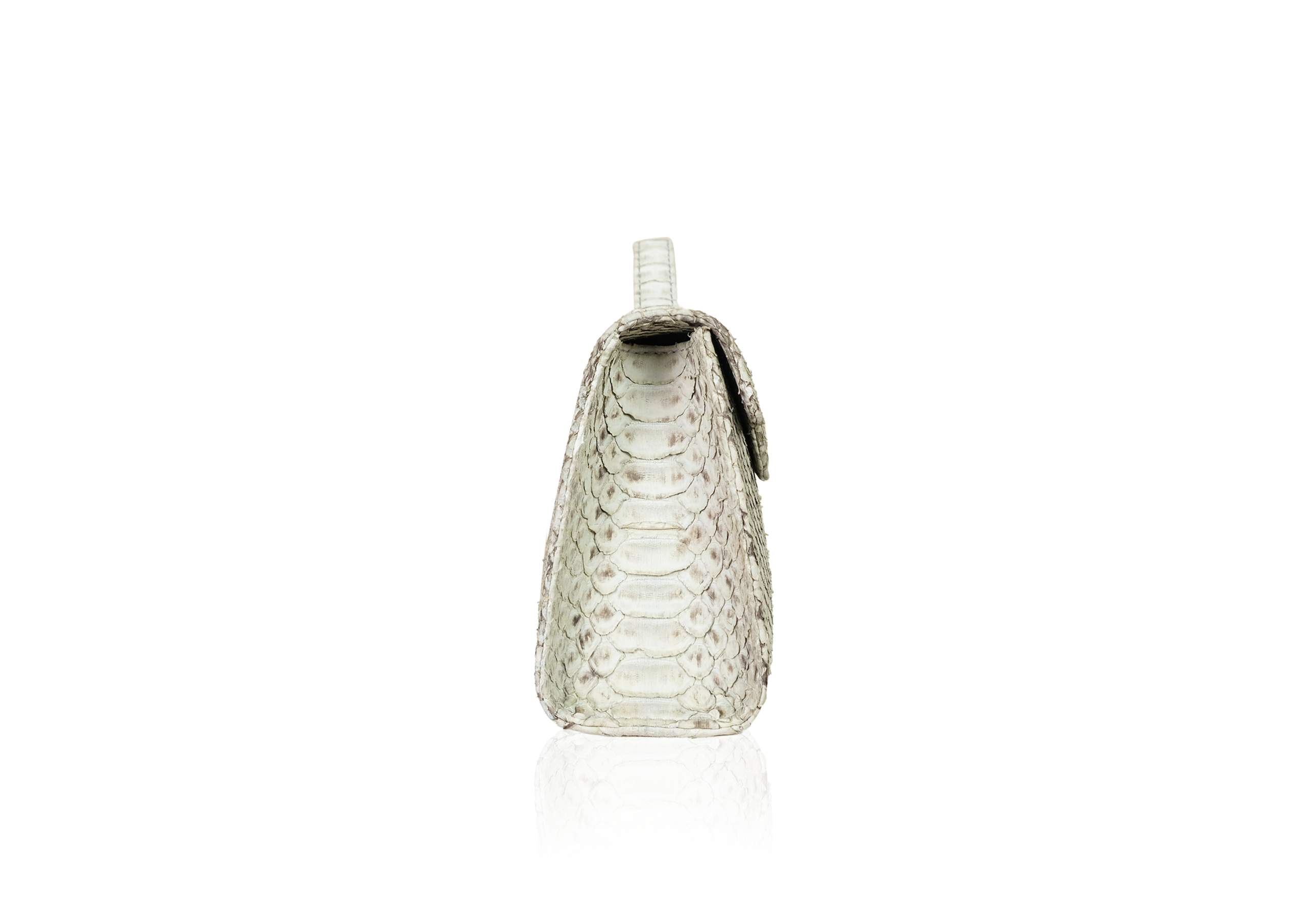Luna 29 Bag in Precious Leather - Grey Washed - Image 3