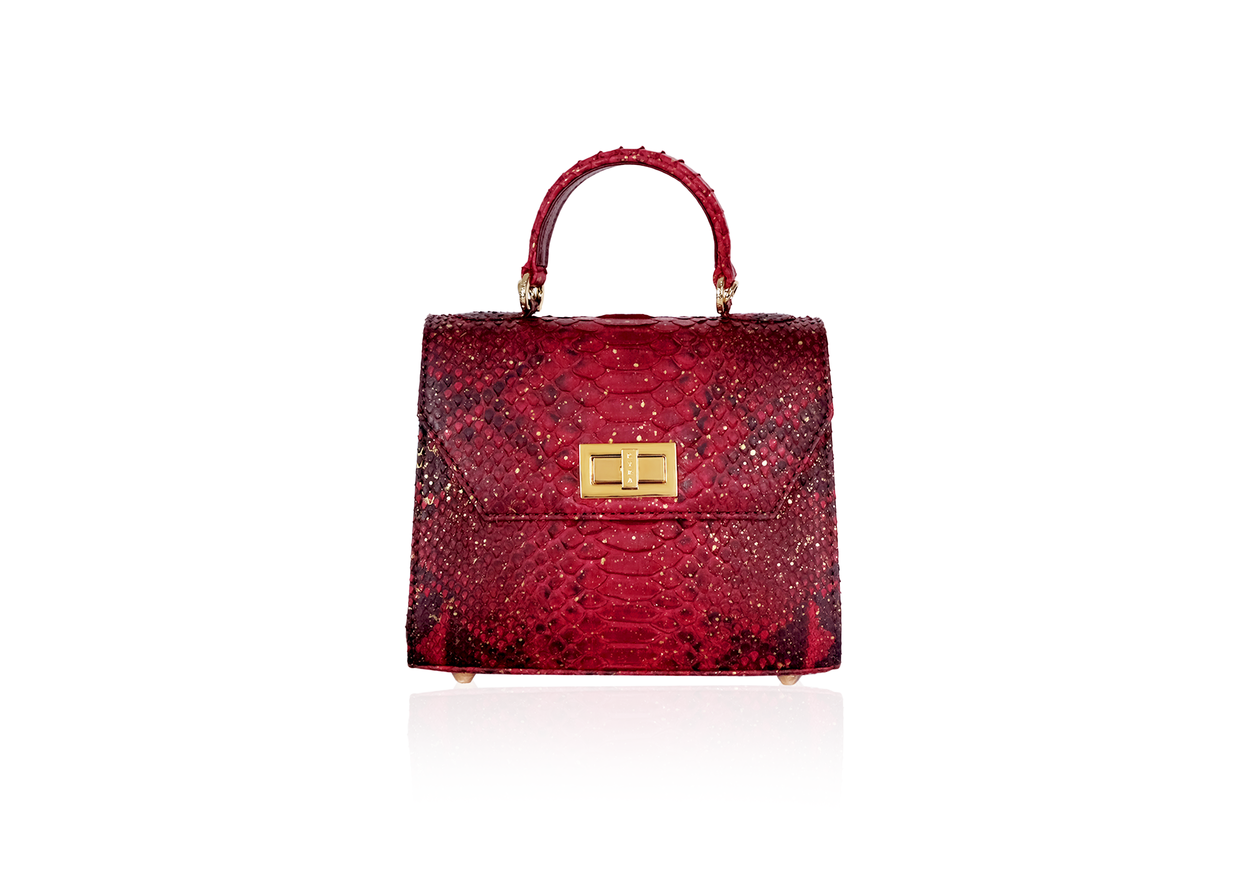Luna in Burgundy Splash Gold