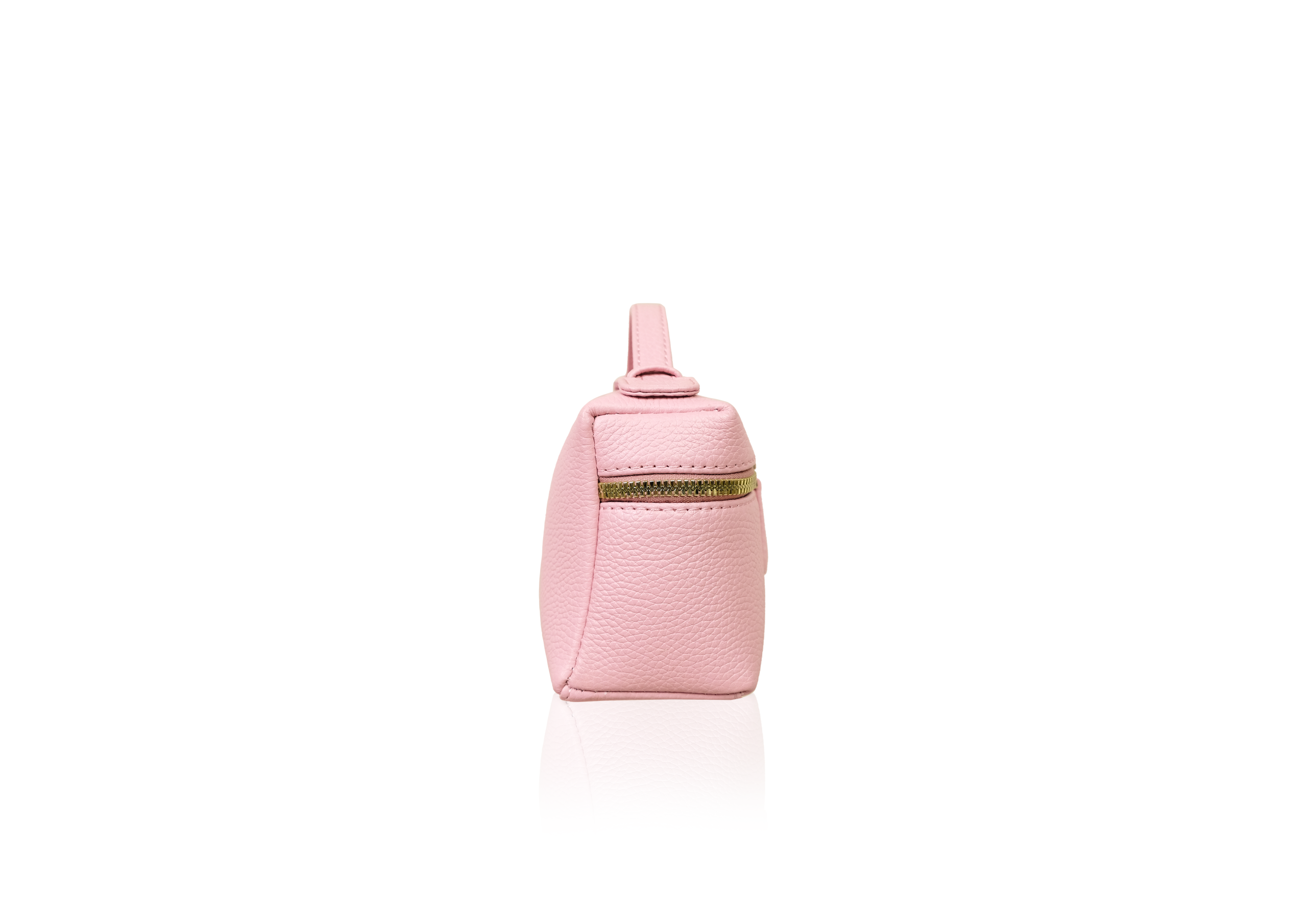 Picco 19 Bag in Calf Leather - Baby Pink - Image 3