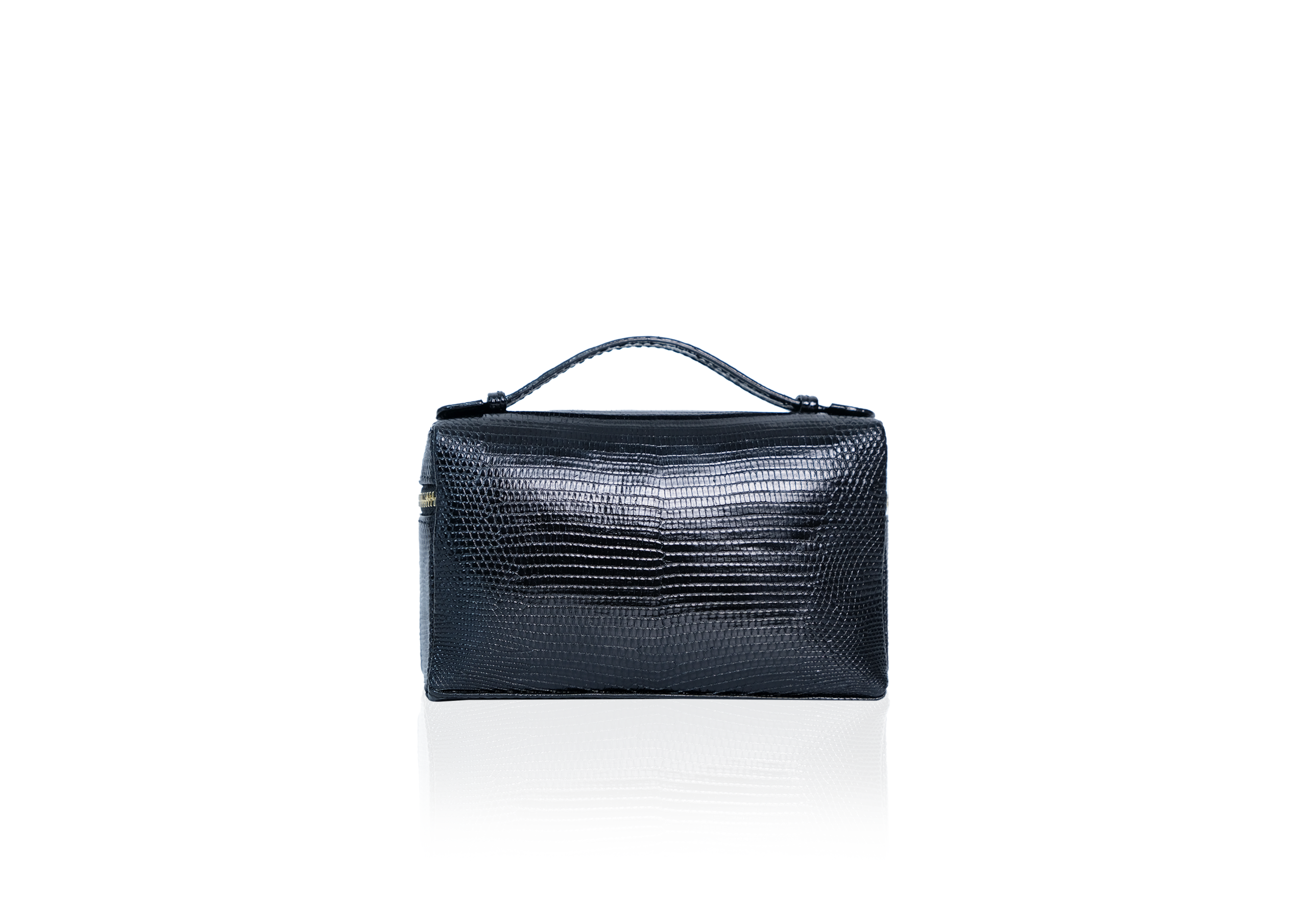 Picco 19 Bag in Precious Leather - black lizard - Image 4