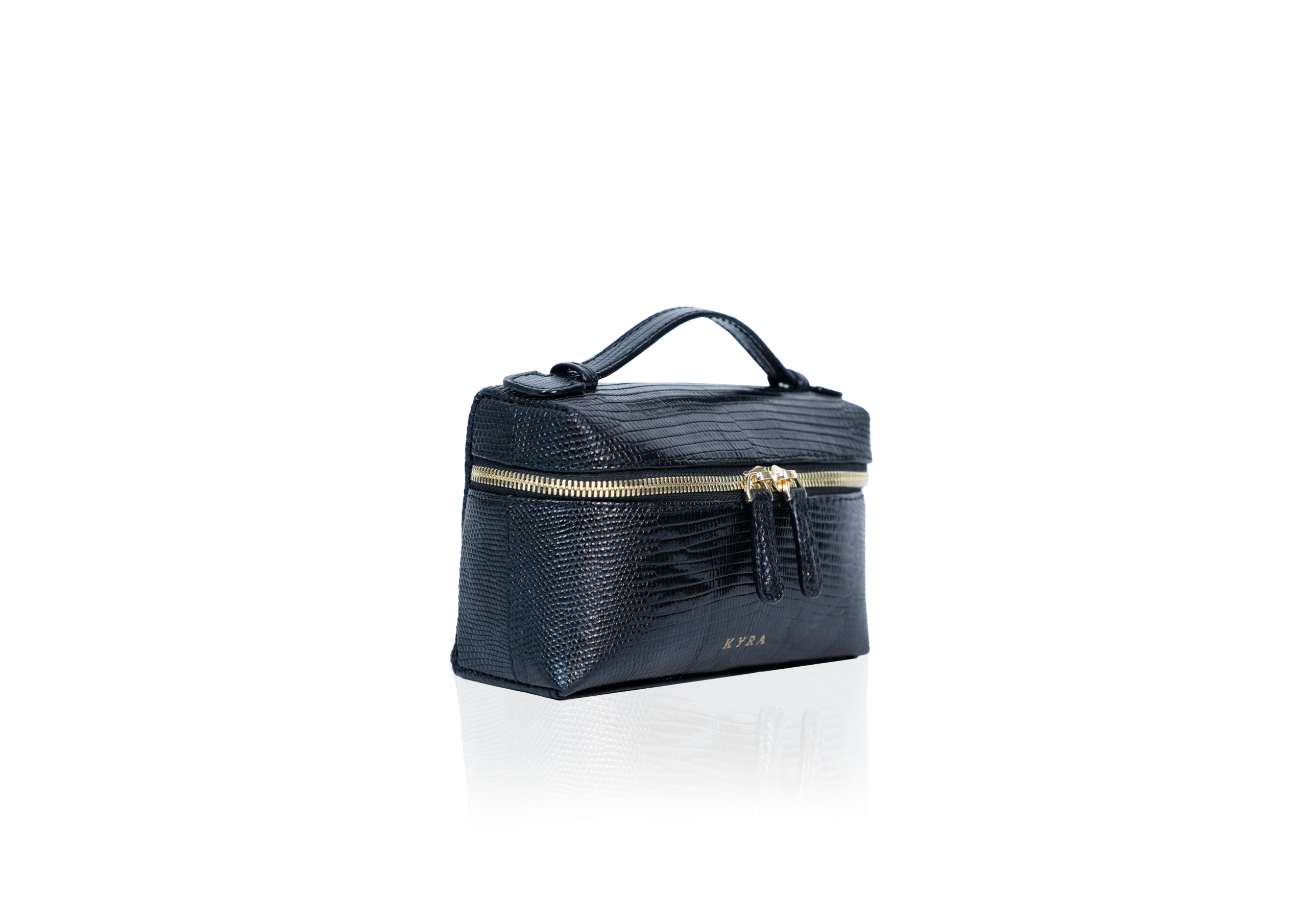 Picco 19 Bag in Precious Leather - black lizard - Image 2