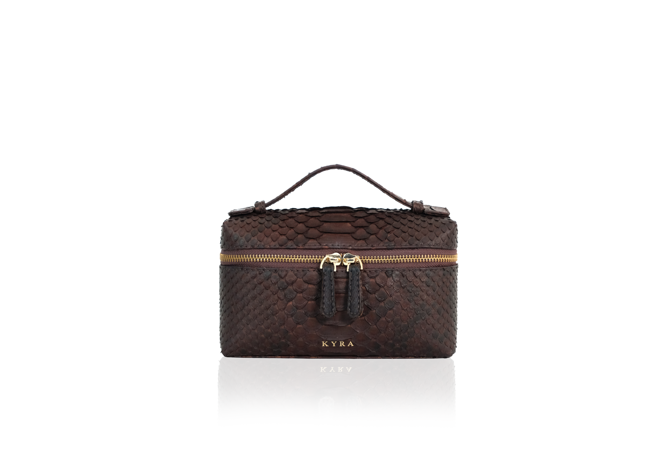 Picco 19 Bag in Precious Leather - Dark Brown