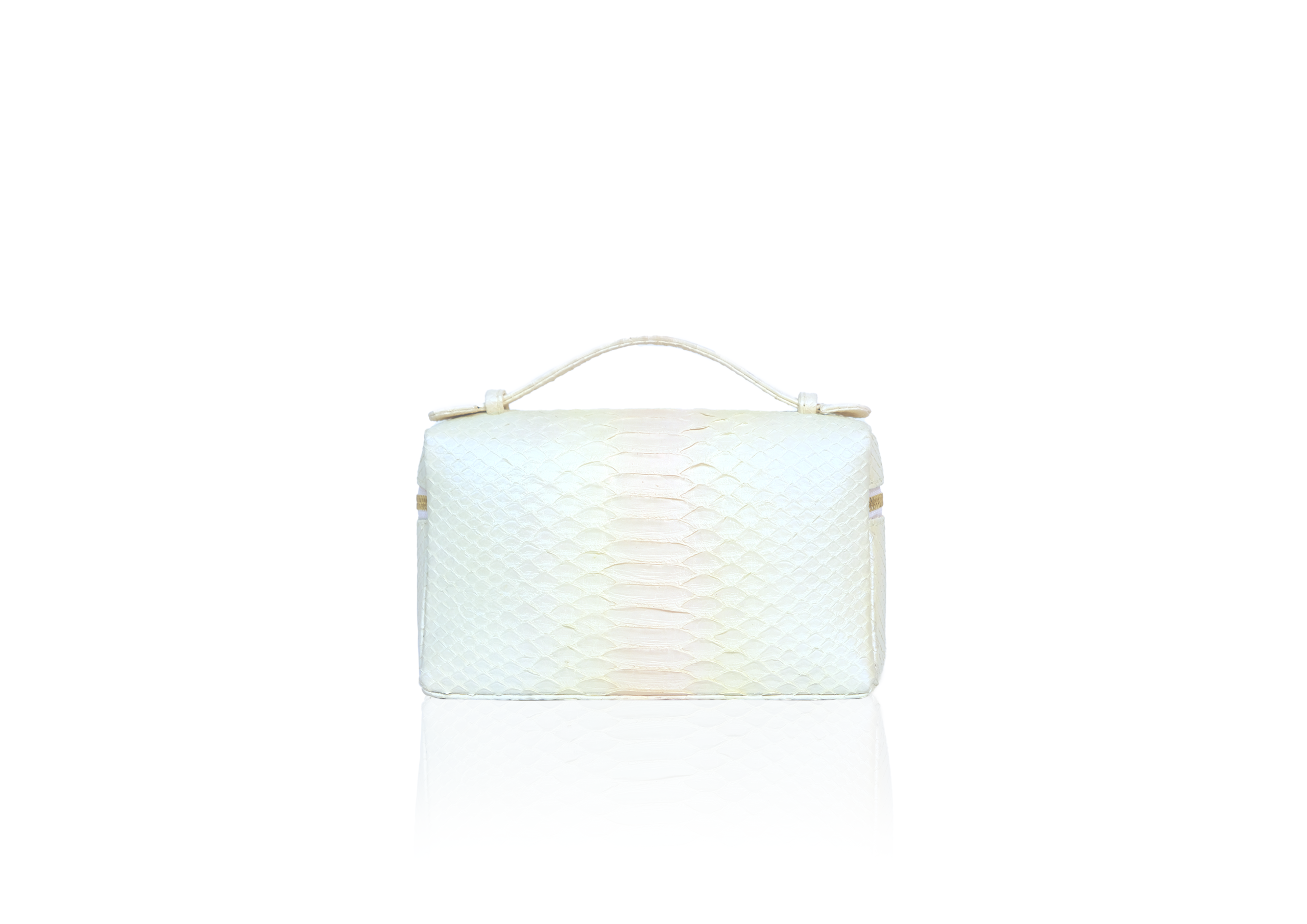 Picco 19 Bag in Precious Leather - Mermaid Pearl - Image 4