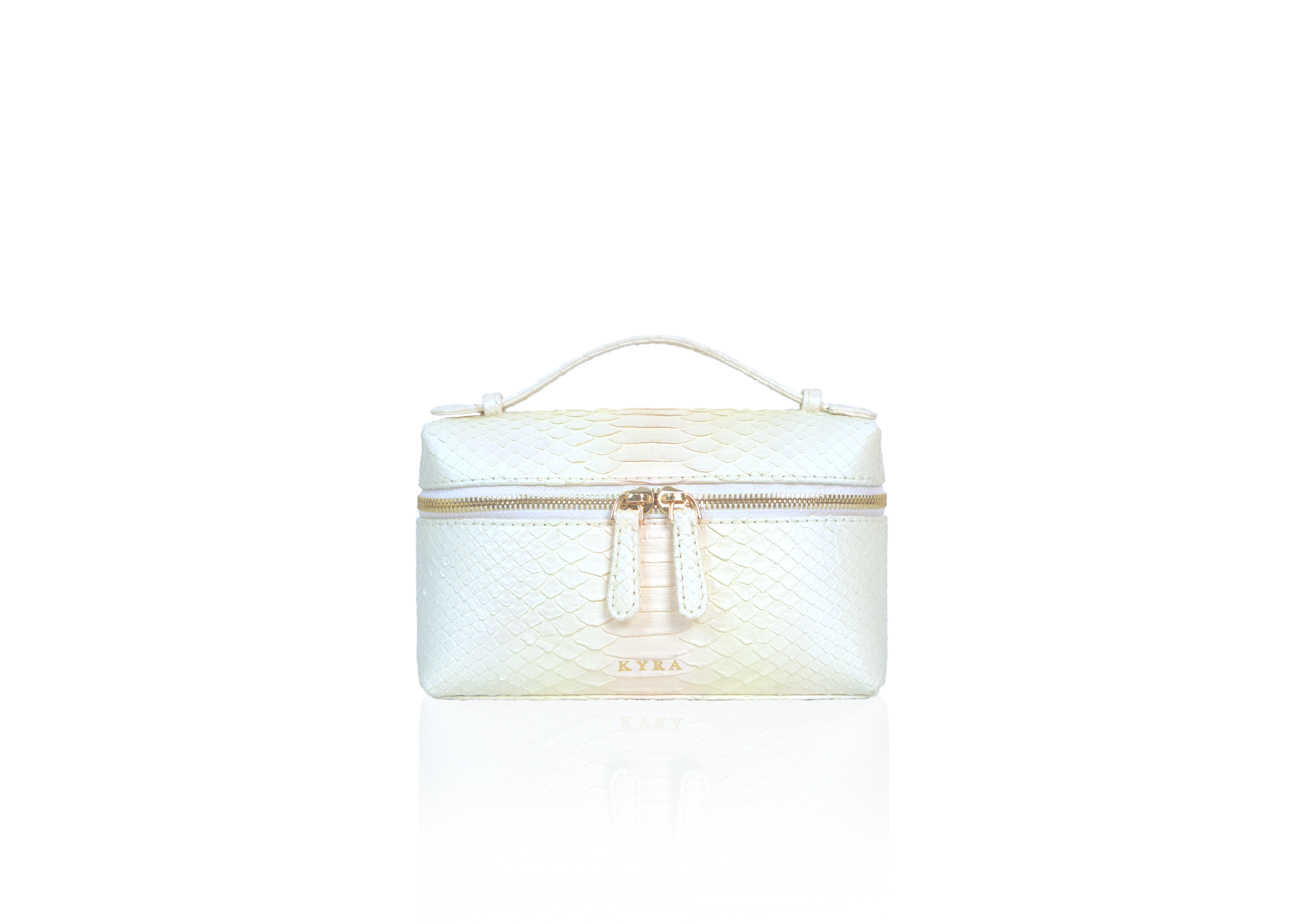 Picco 19 Bag in Precious Leather - Mermaid Pearl