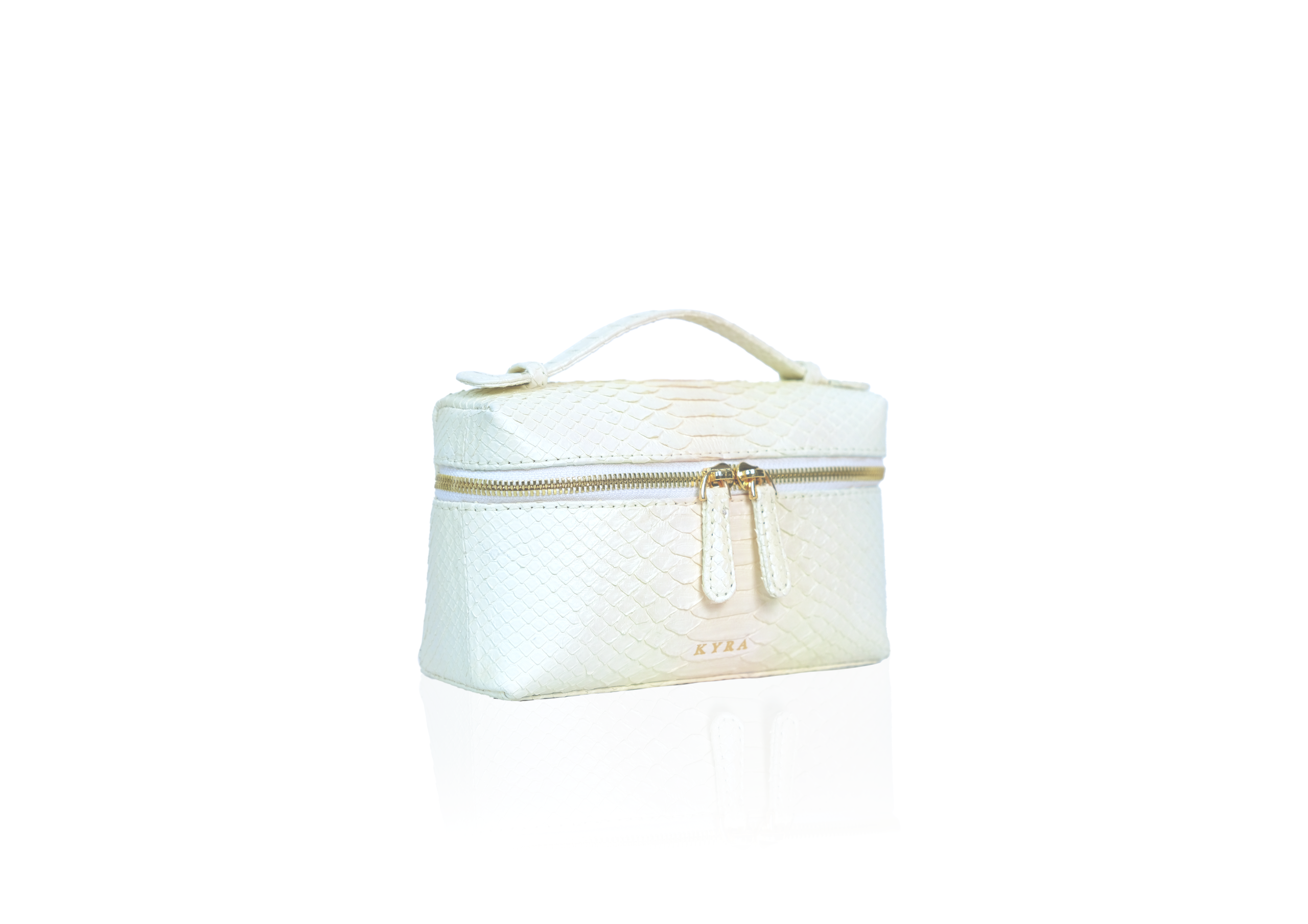 Picco 19 Bag in Precious Leather - Mermaid Pearl - Image 3