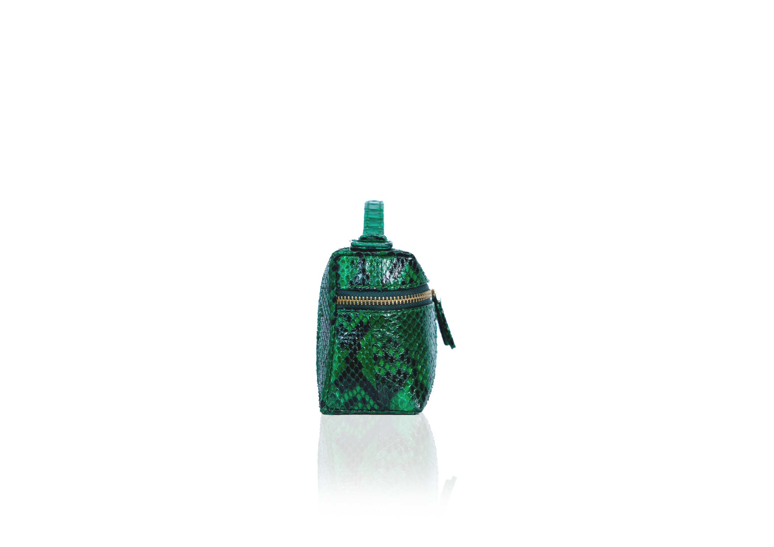 Picco 19 Bag in Precious Leather - Emerald Green - Image 3